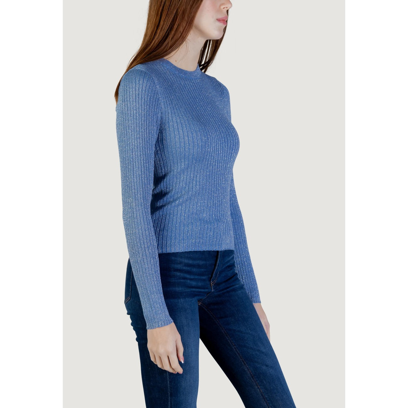 2452448 Jacqueline De Yong Maglia Azzurra Donna