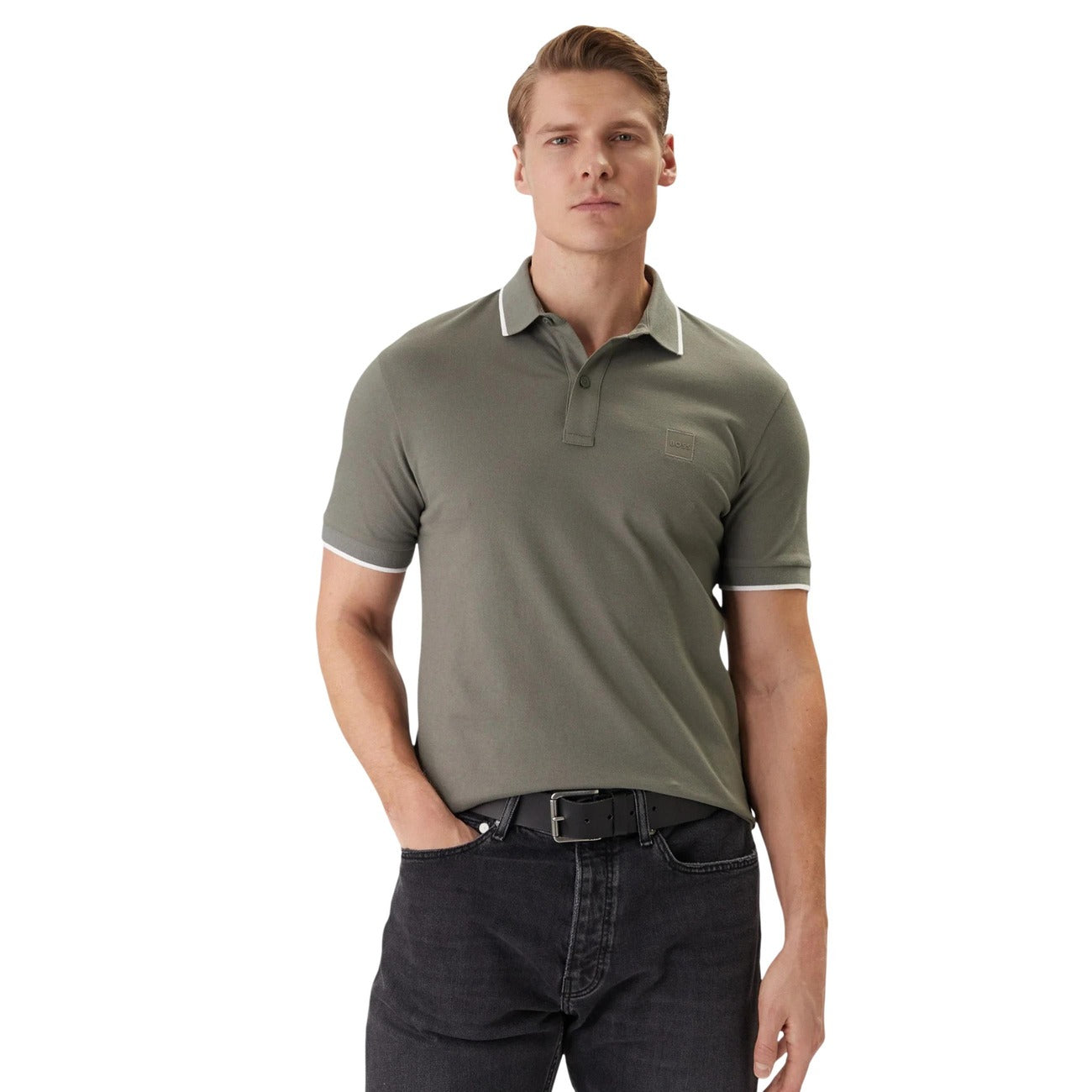 2458325 Boss Polo Grigia Uomo