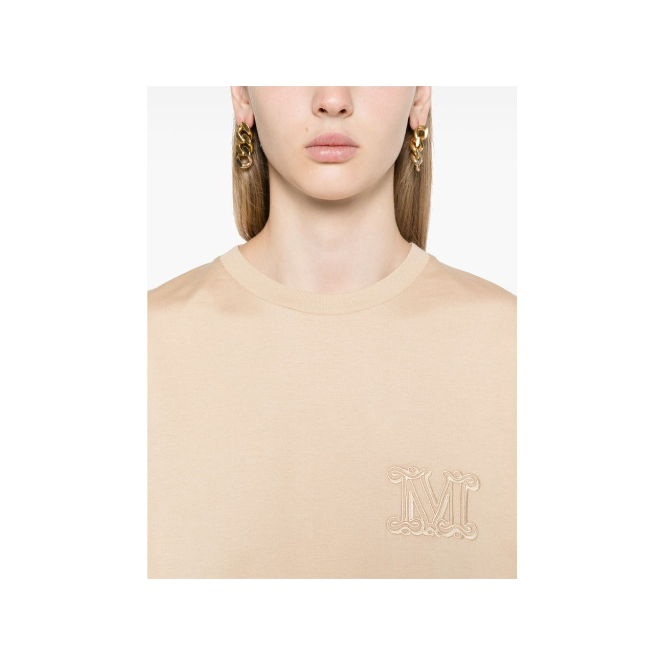 493887 Maxmara T-shirt Beige Donna Primavera/Estate