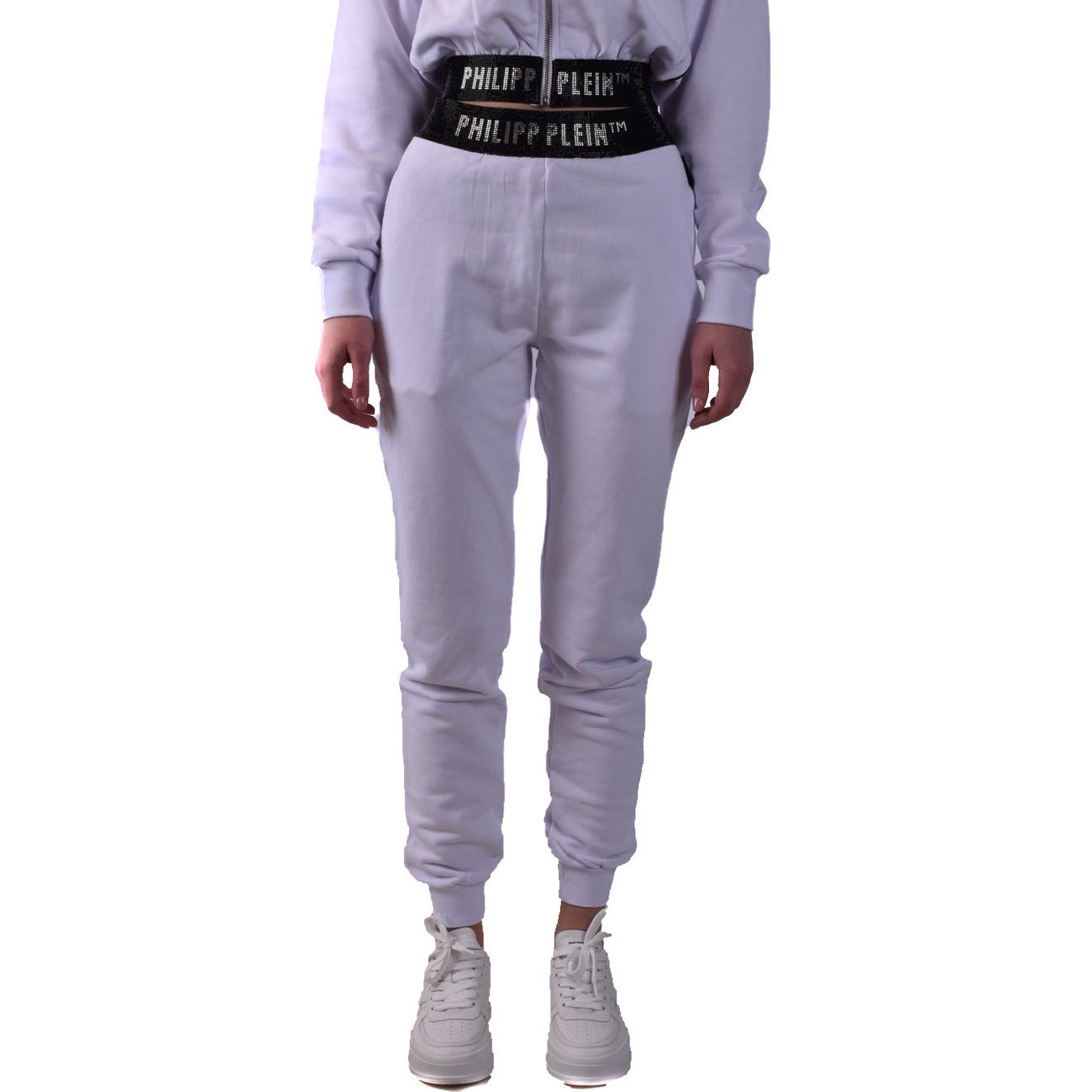 2430741 Philipp Plein Pantaloni Bianchi Donna