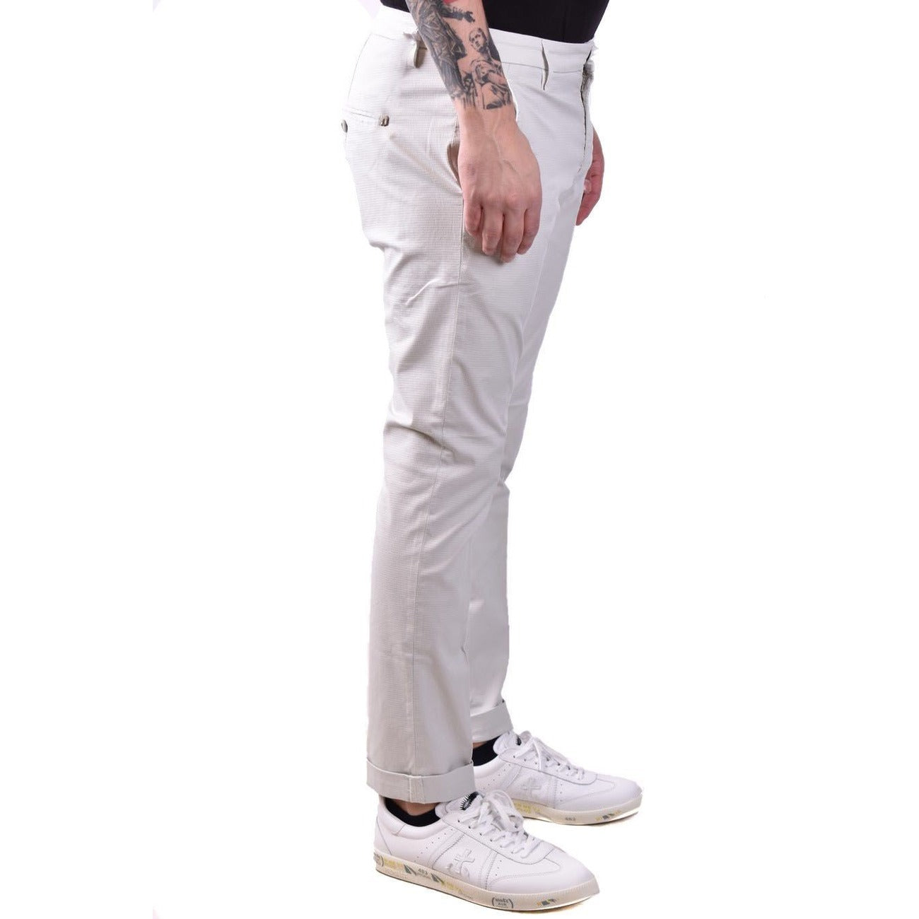 2428994 Dondup Pantaloni Grigio 100% Cotone Uomo