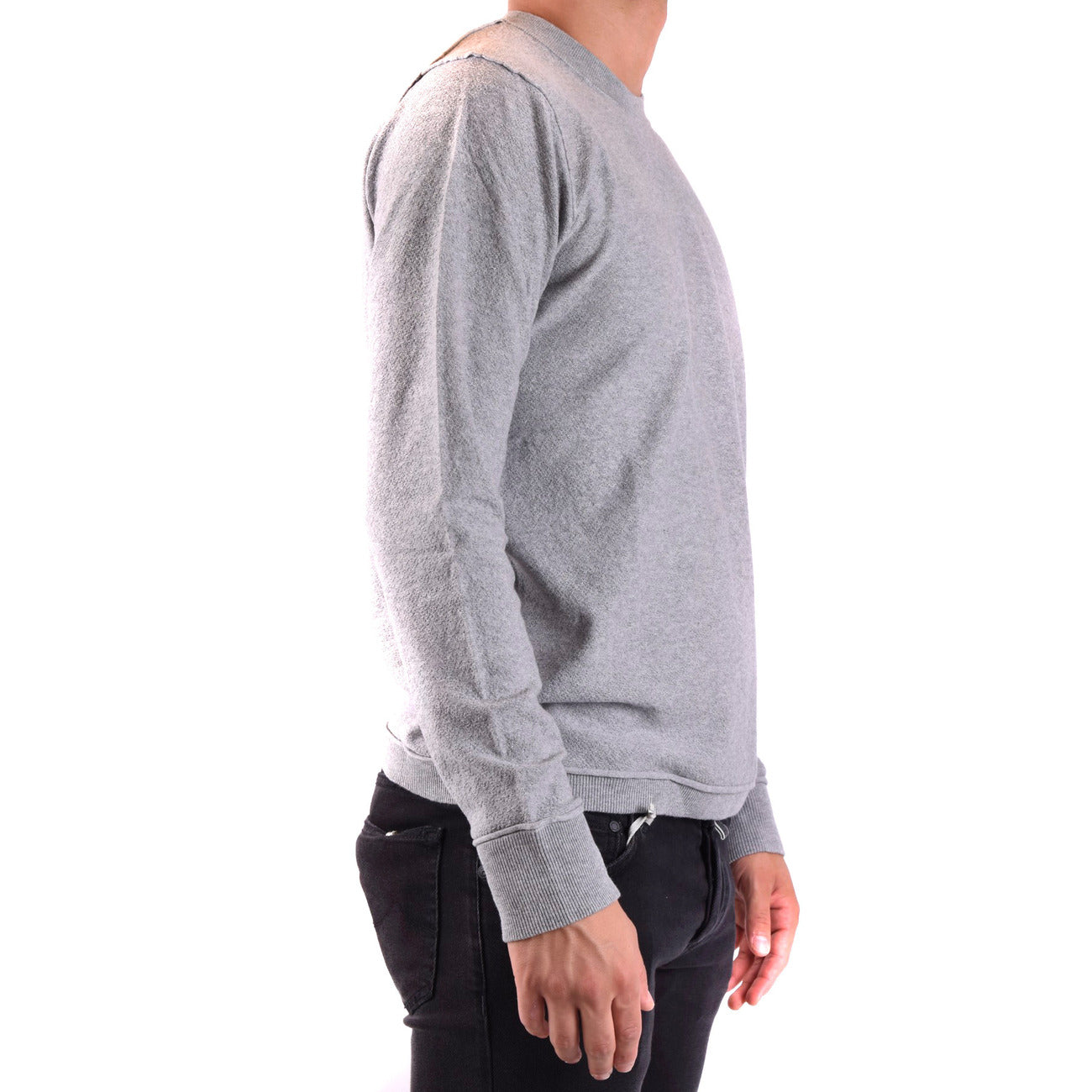 2431339 Paolo Pecora Maglia Grigia Cotone Uomo