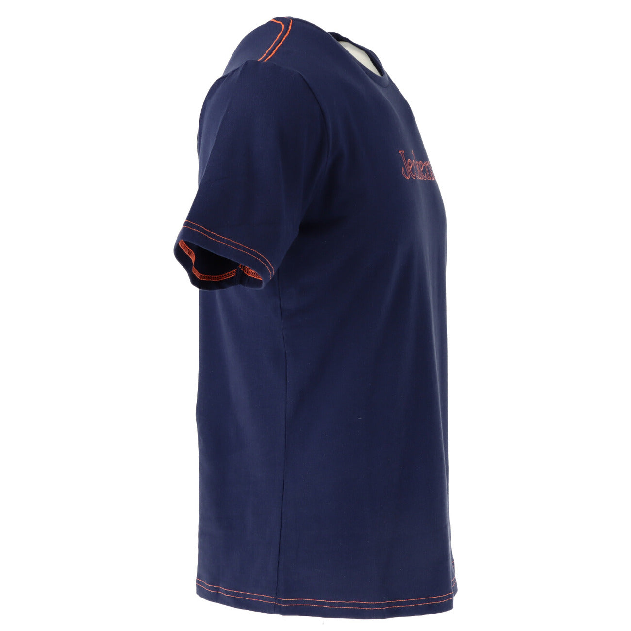 362843 Jeckerson T-Shirt Blu Cotone Elastan Slim Uomo