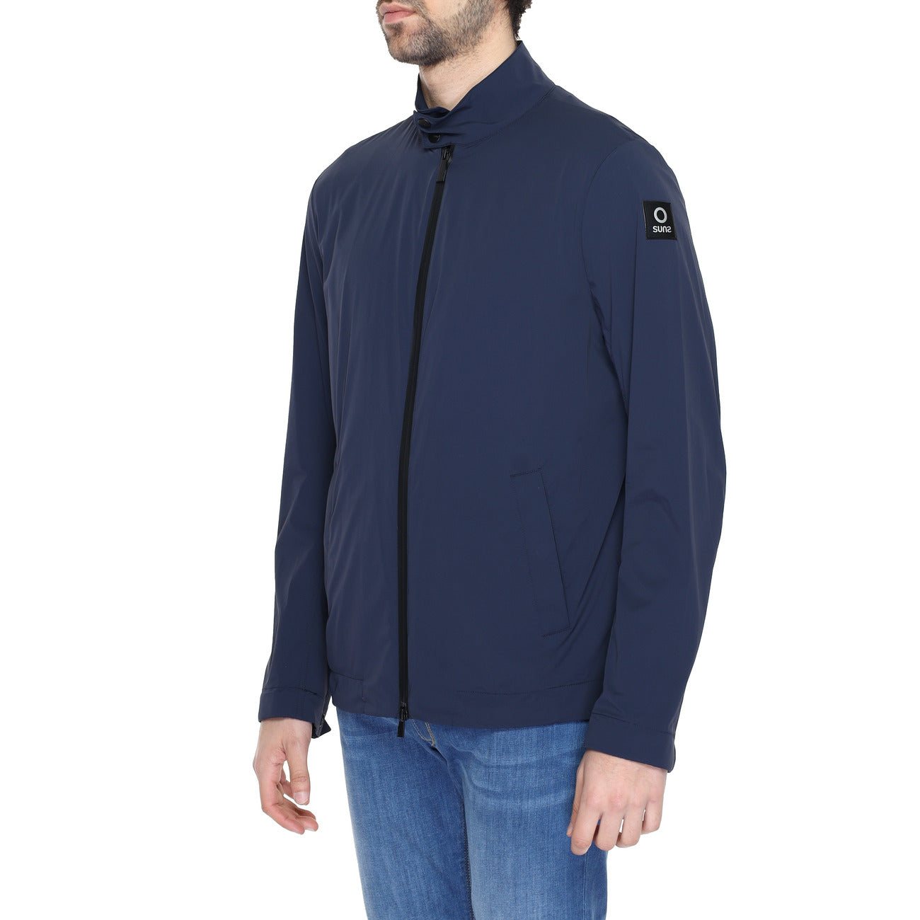 2218548 Suns Giubbotto Blu Nylon Uomo