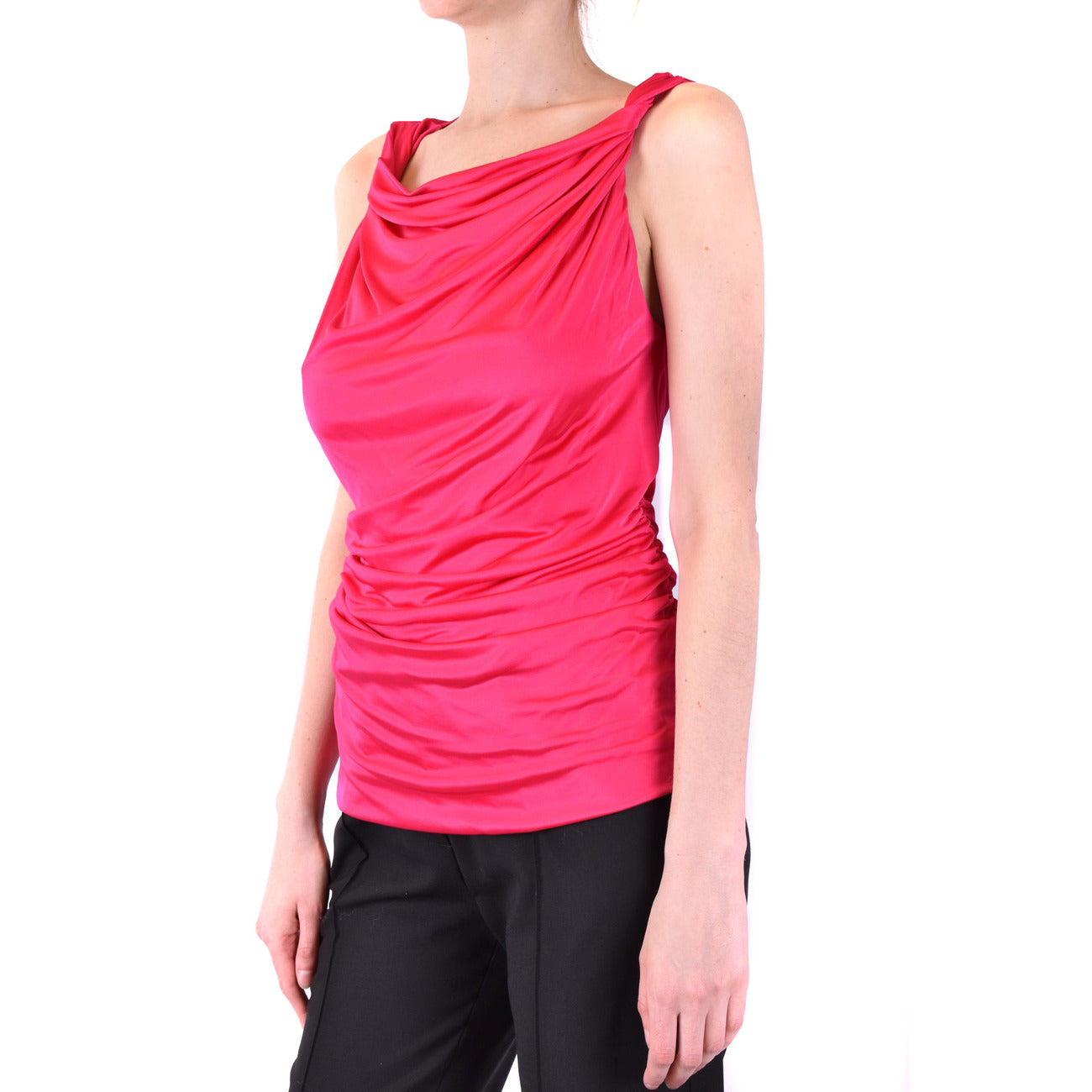 2438927 Pinko Canotta Rosa Viscosa Donna
