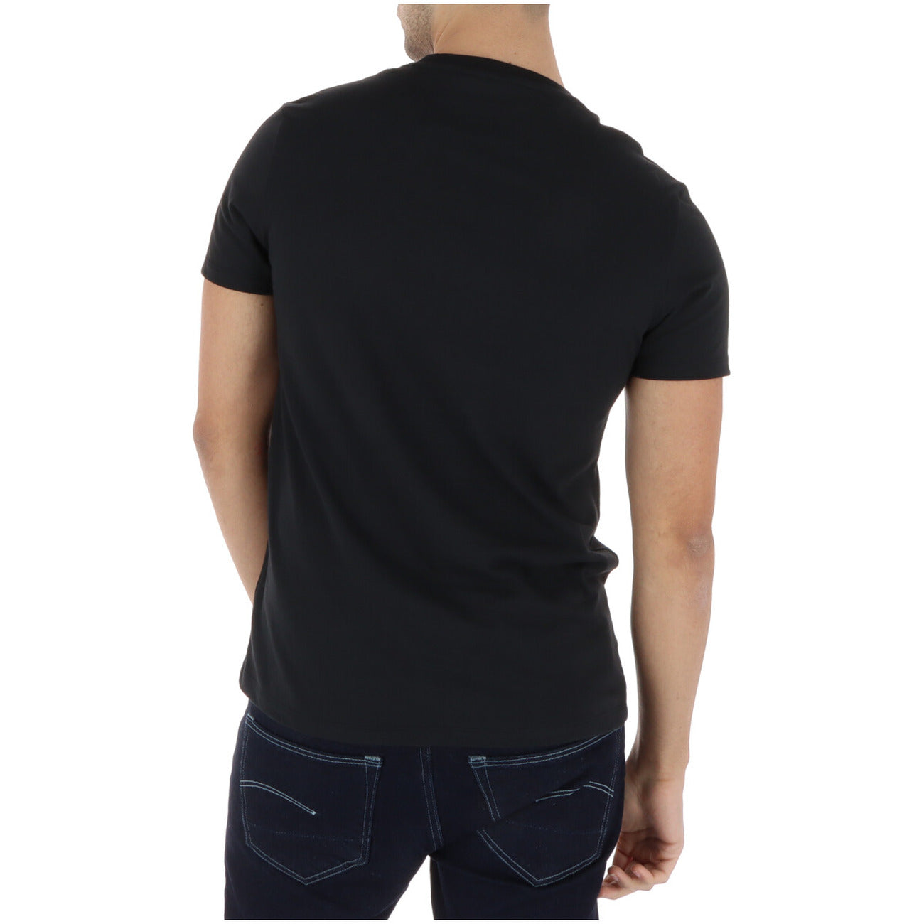 2452580 Timberland T-Shirt Nera 100% Cotone Uomo