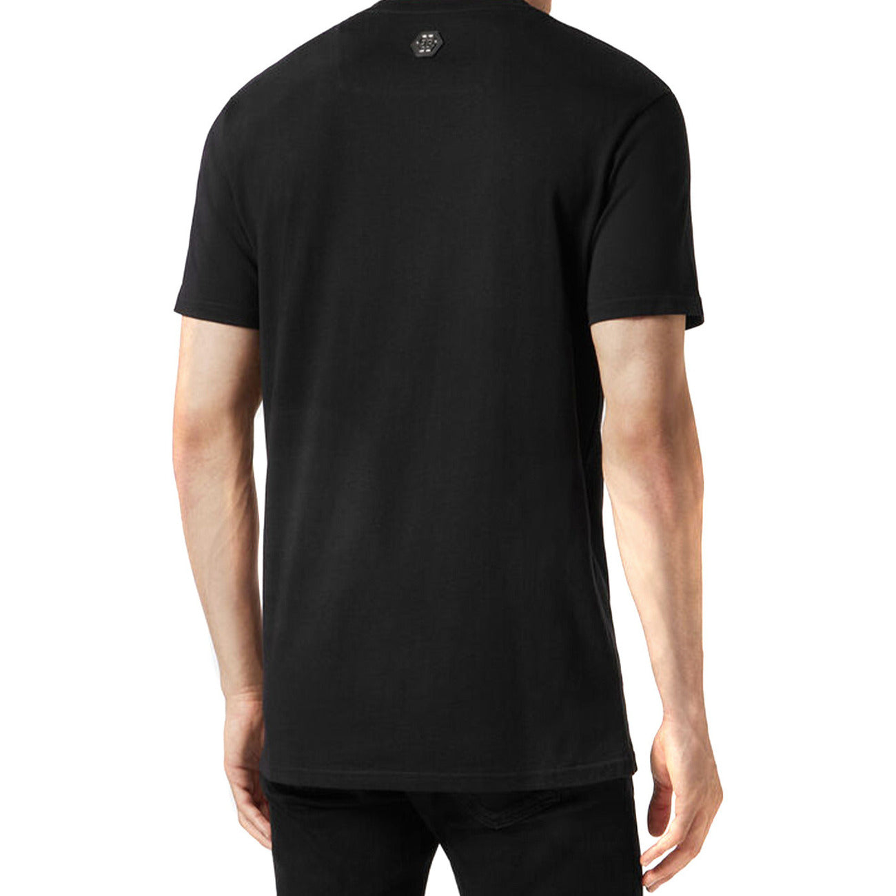 2430796 Philipp Plein T-Shirt Nera Stampa Uomo