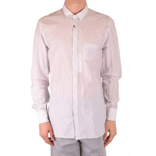 2431419 Neil Barrett Camicia Bianco Maniche Lunghe Uomo