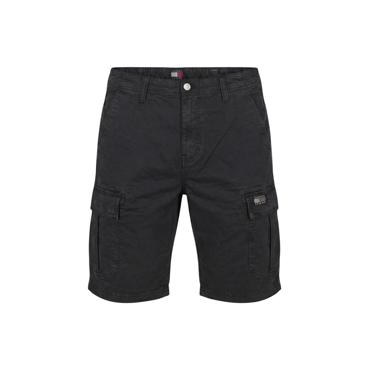 2453441 Tommy Hilfiger Jeans Bermuda Nero Lacci Tasche Uomo