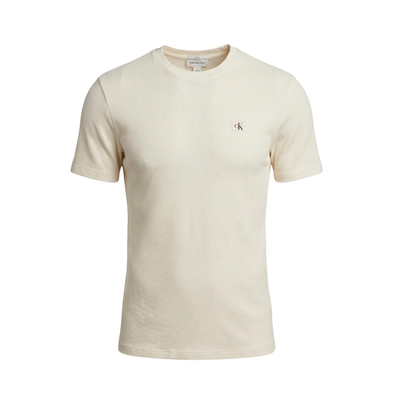 2452768 Calvin Klein Jeans T-Shirt Beige Uomo