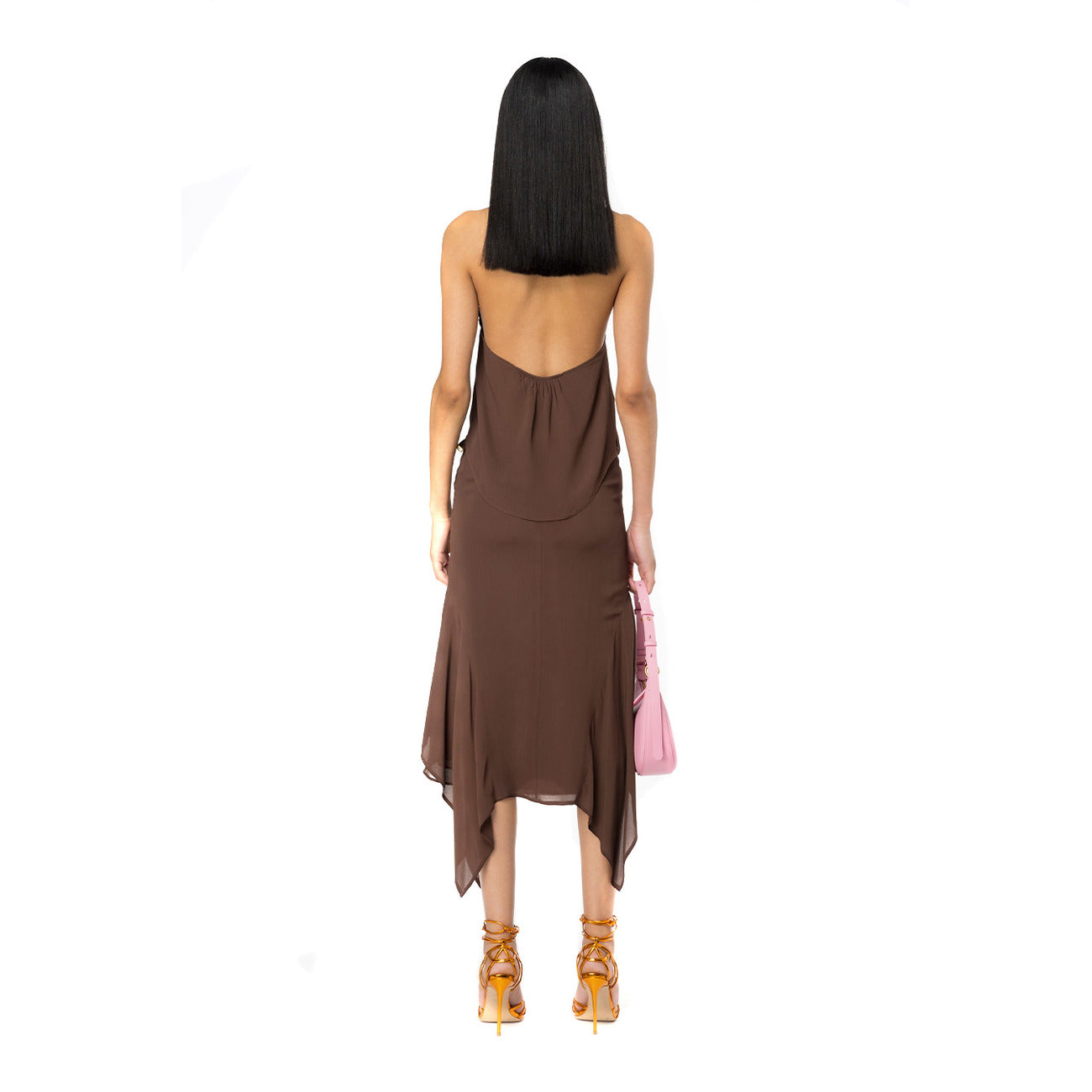 2424393 Pinko Gonna Marrone Donna Poliestere 100%