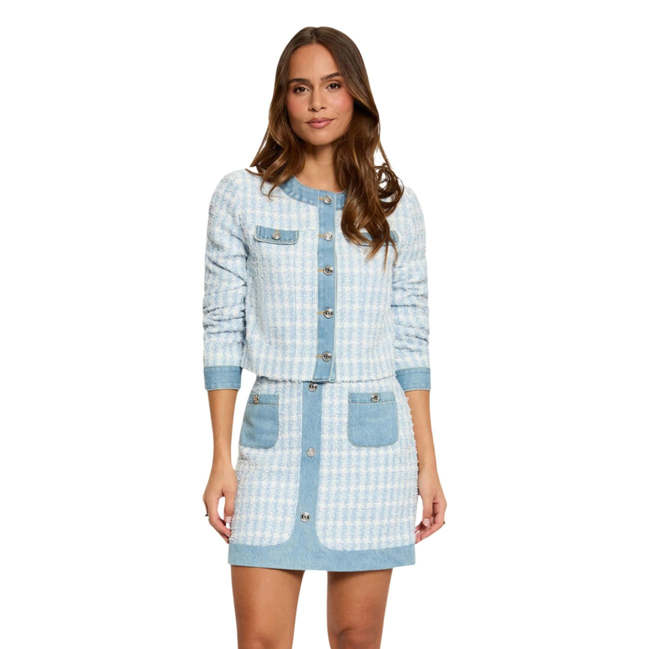 510426 Morgan De Toi Giacca Cardigan Azzurro Donna Primavera/Estate