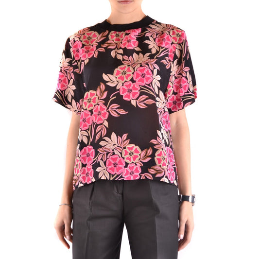 2431006 MSGM T-Shirt Multicolore Floreale Donna