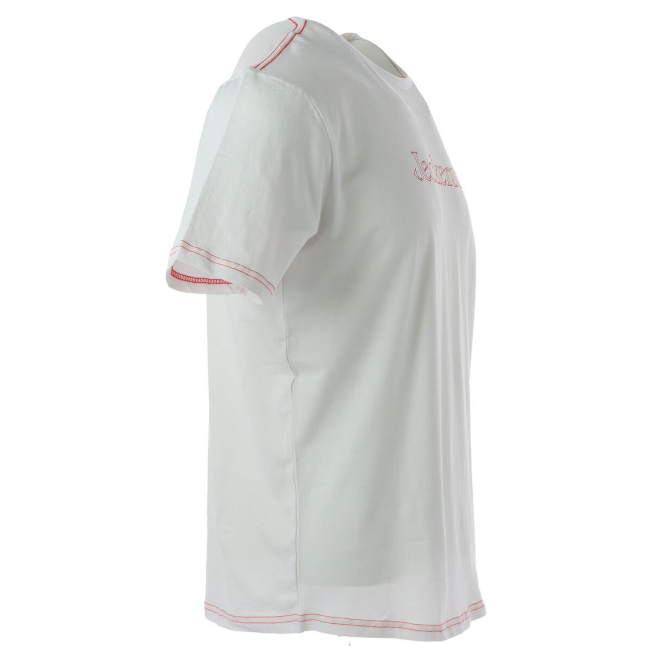362847 Jeckerson T-Shirt Bianco Cotone Elastan Slim Uomo