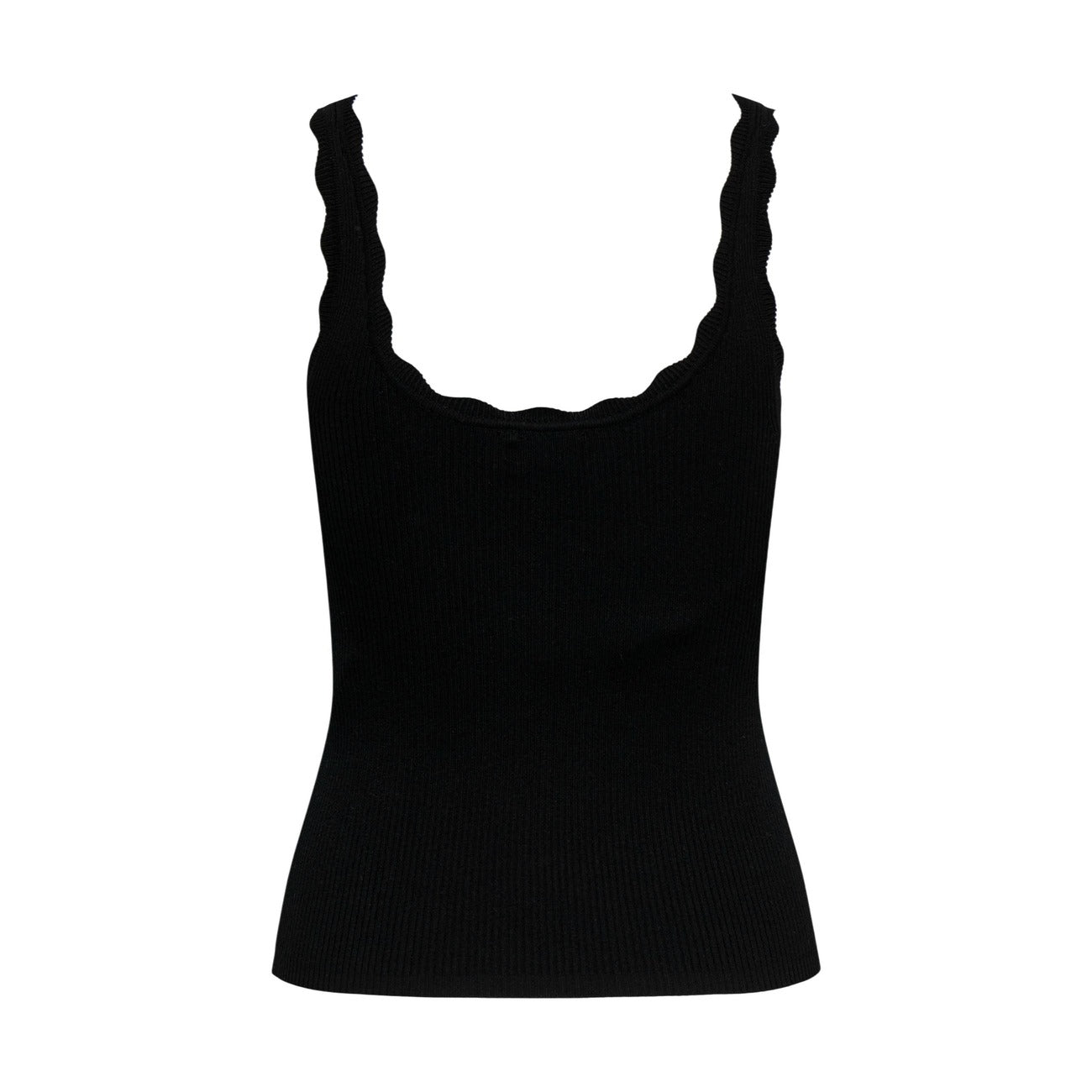 517443 Jacqueline De Yong Canotta Nera Spalline Donna
