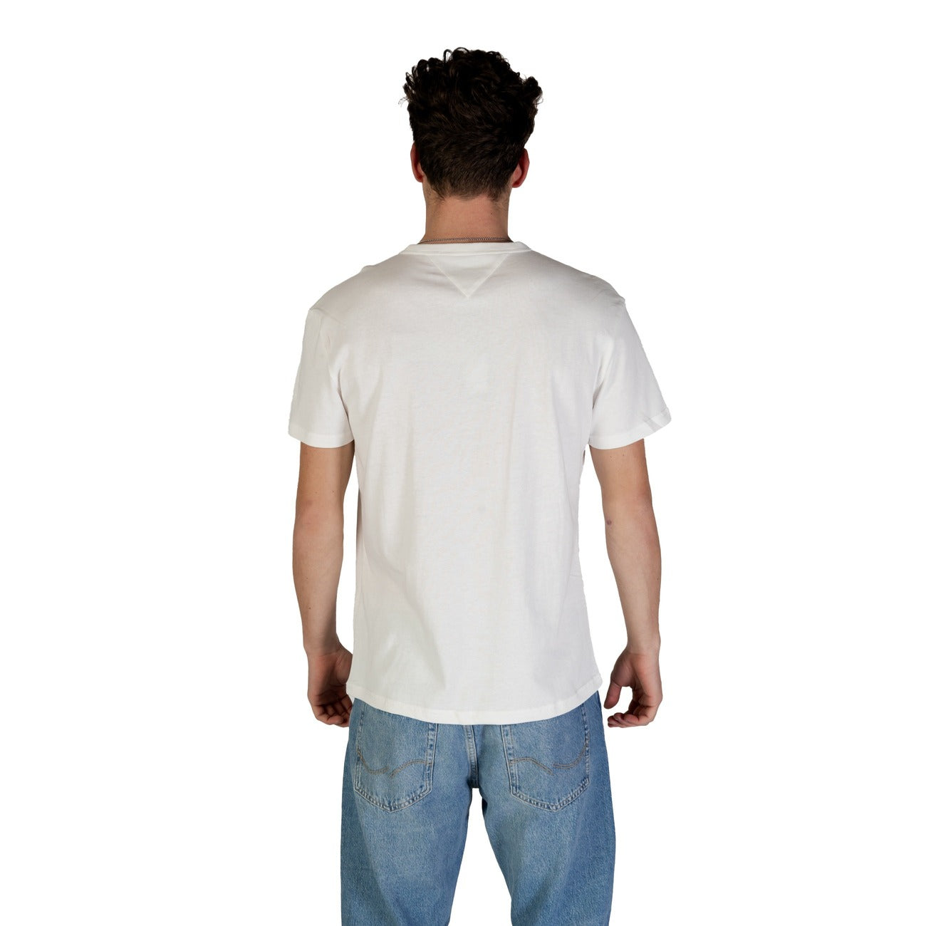 2408075 Tommy Hilfiger Jeans T-Shirt Bianca Uomo