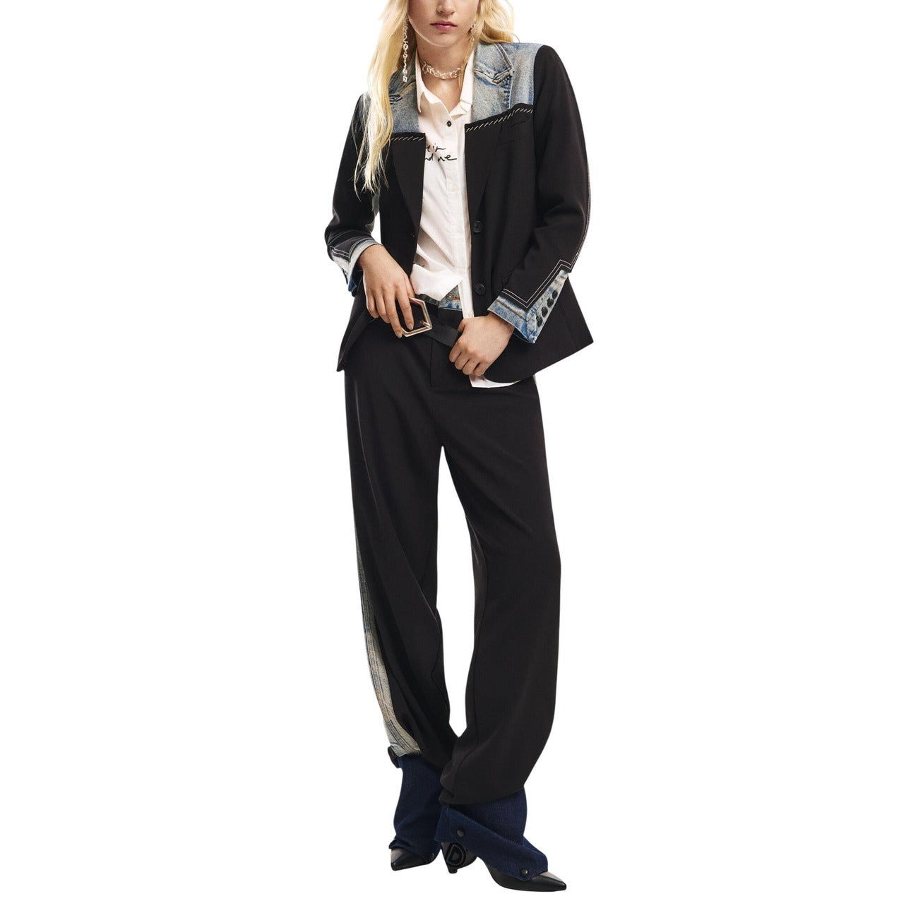 506328 Desigual Giacca Nero Donna Primavera/Estate