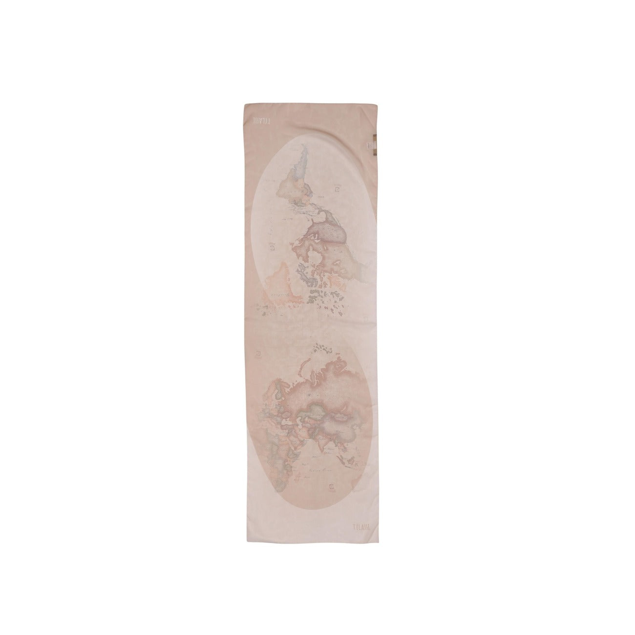 2457540 Alviero Martini Prima Classe Sciarpa Beige Stampa Donna