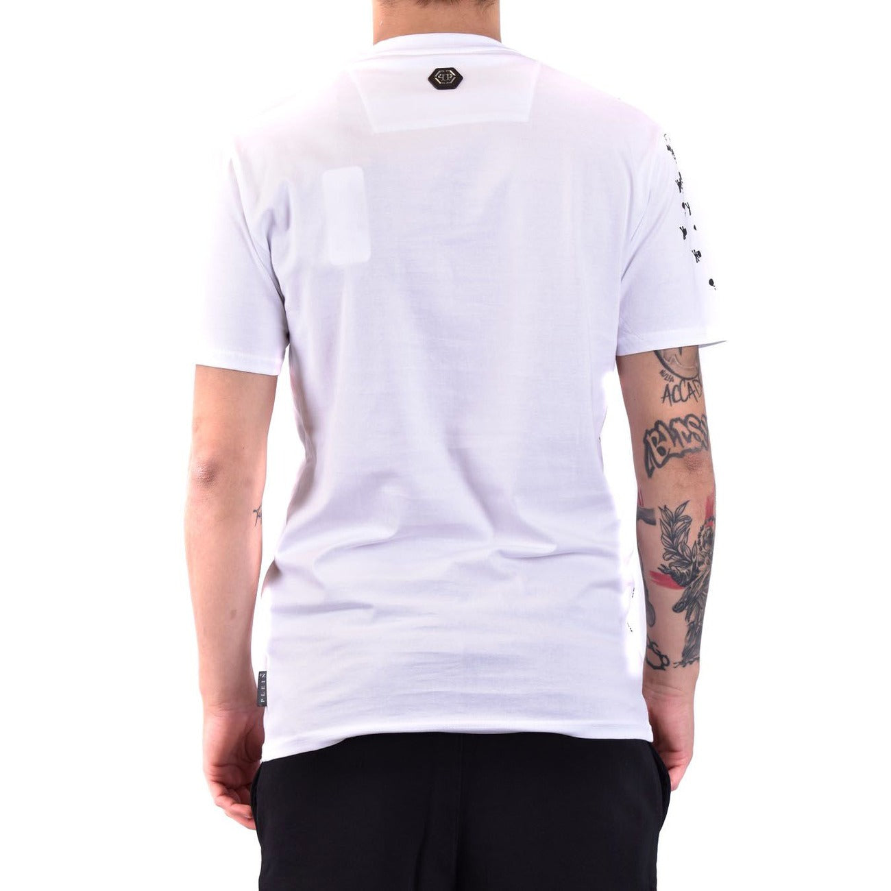 2430742 Philipp Plein T-Shirt Bianca Stampa Uomo