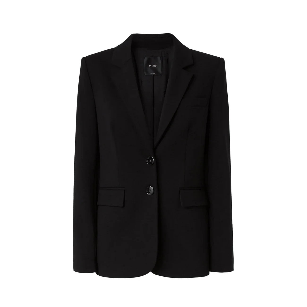 2438368 Pinko Giacca Nera Donna Viscosa 67% Bavero