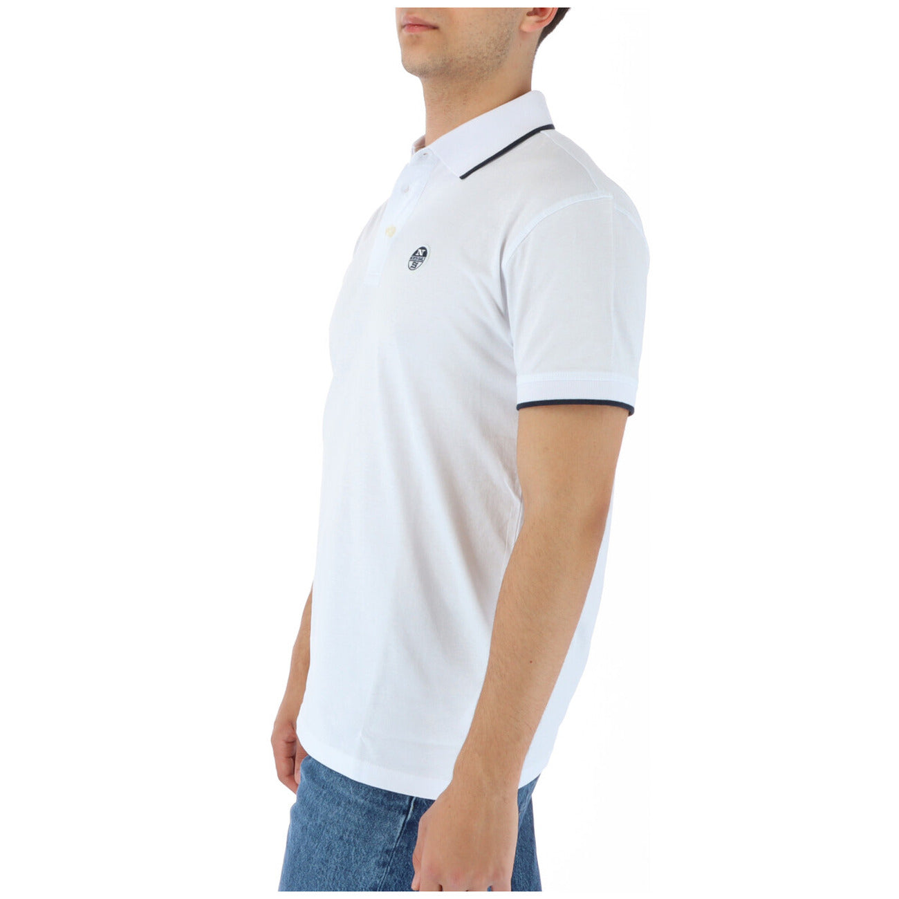 423809 North Sails Polo Bianca Uomo