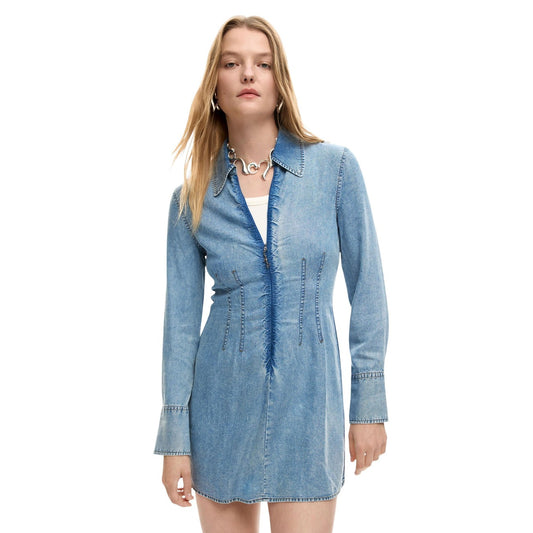 509512 Desigual Abito Azzurro Donna Primavera/Estate