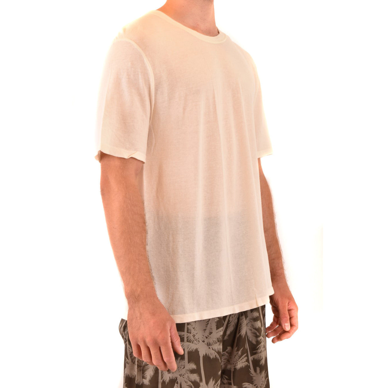 2444483 Laneus T-shirt Verde Elastan Uomo