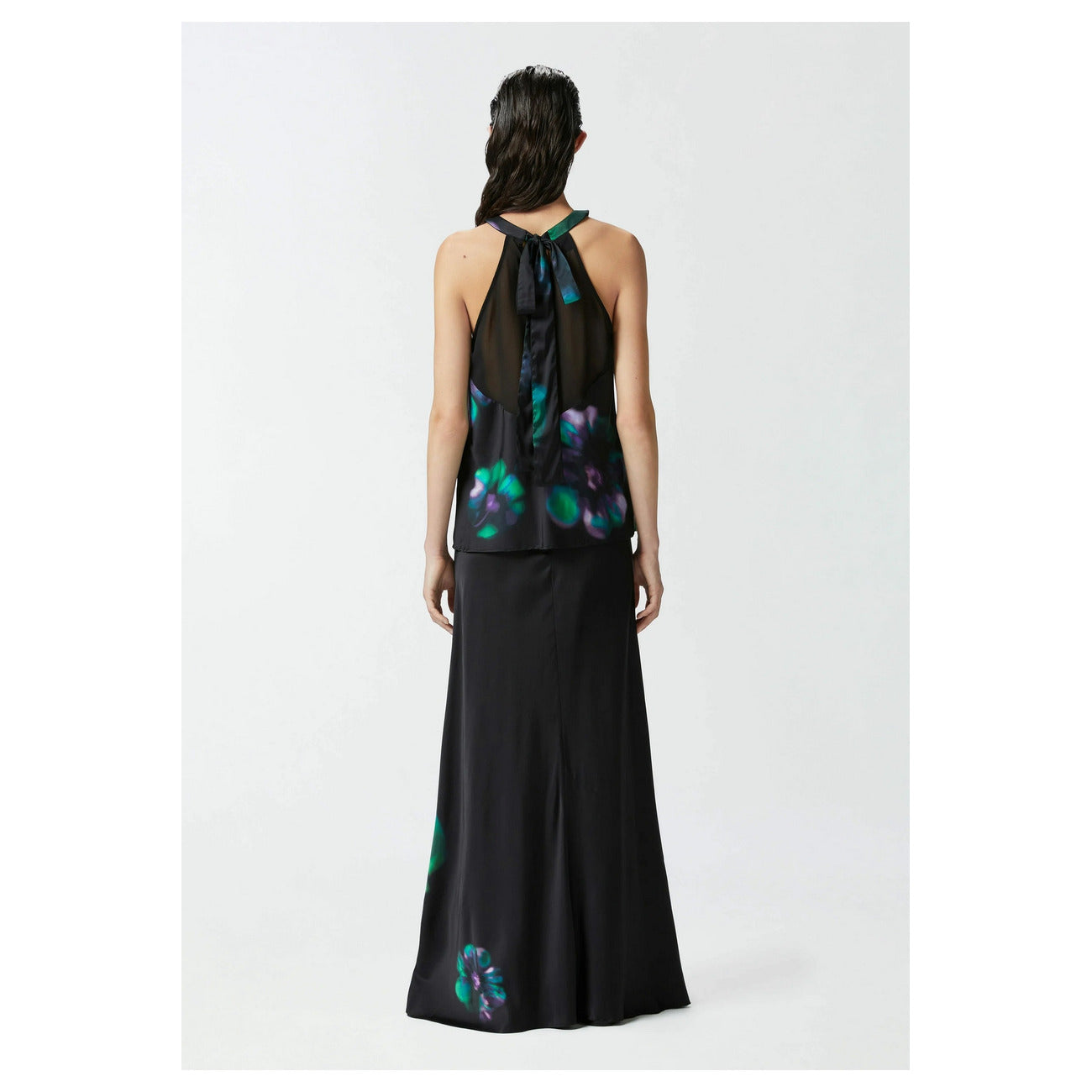 2438837 Pinko Gonna Nera Donna Viscosa 97% Elastan 3%