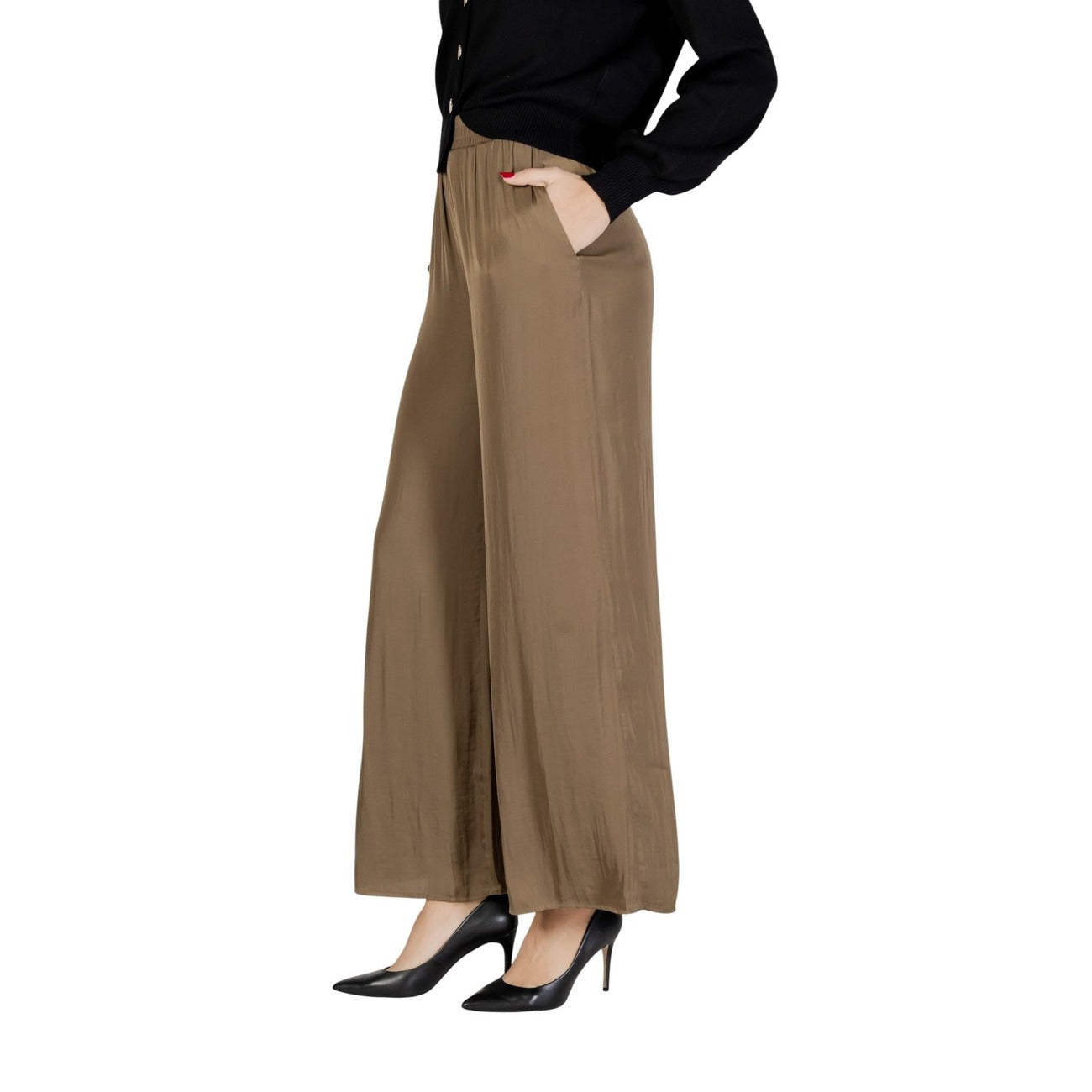 506086 Morgan De Toi Pantaloni Verdi Donna Primavera/Estate
