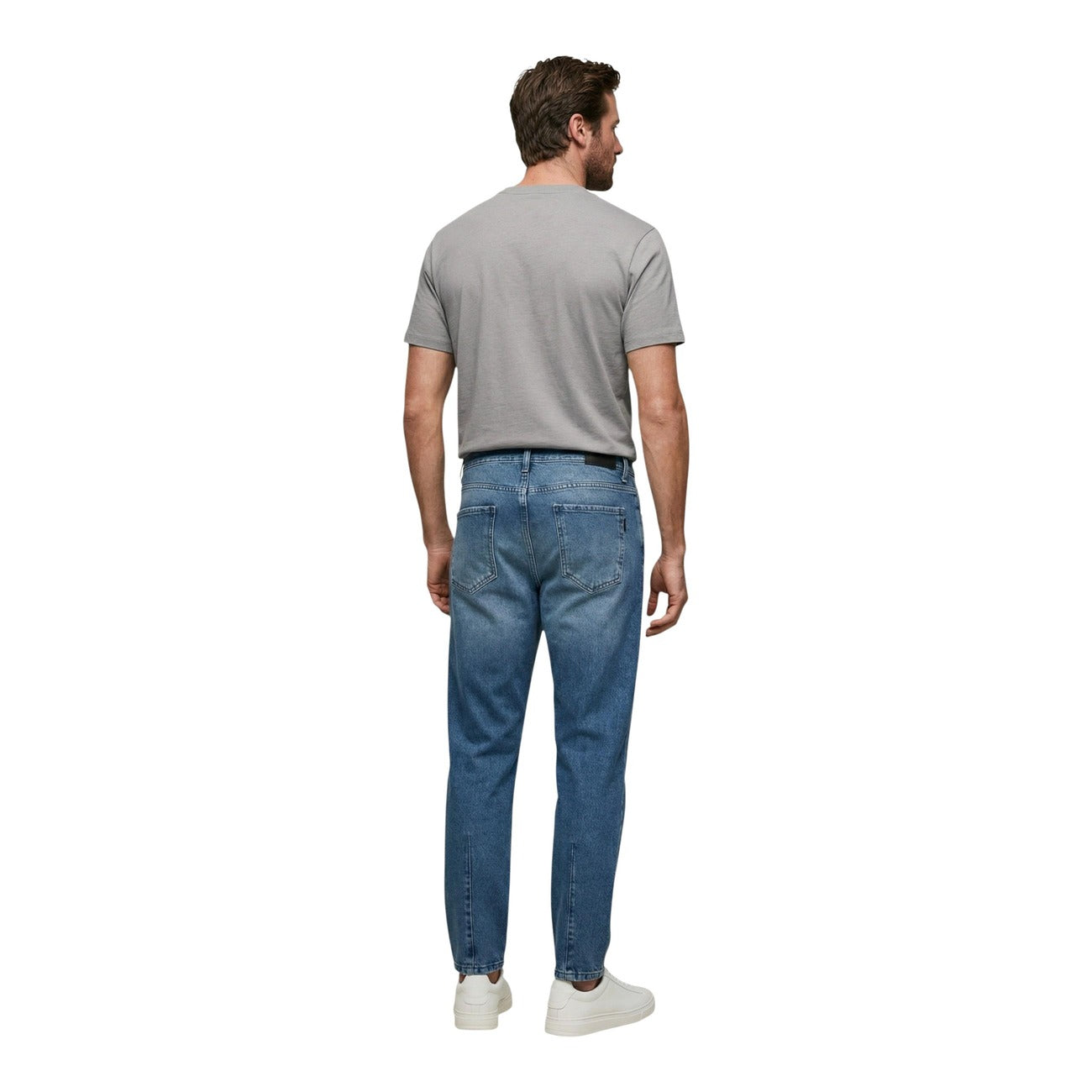 2451620 Calvin Klein Jeans T-Shirt Grigia 100% Cotone Uomo