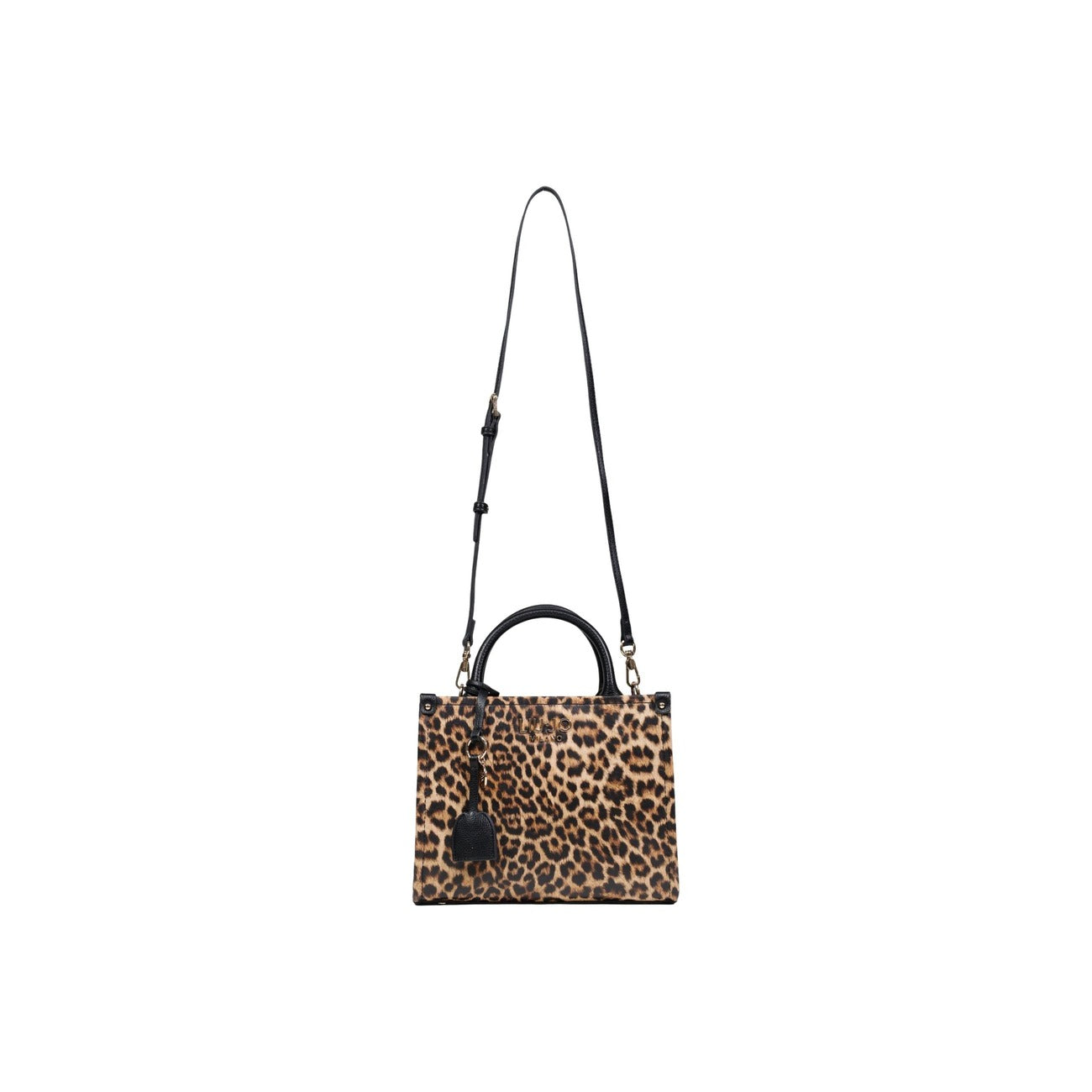 2456157 Liu Jo Borsa Marrone Leopardata Tracolla Poliuretano