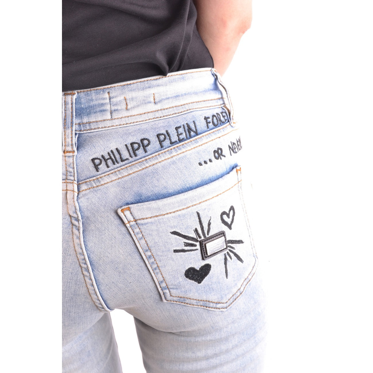 487466 Philipp Plein Jeans Blu Donna Primavera/Estate