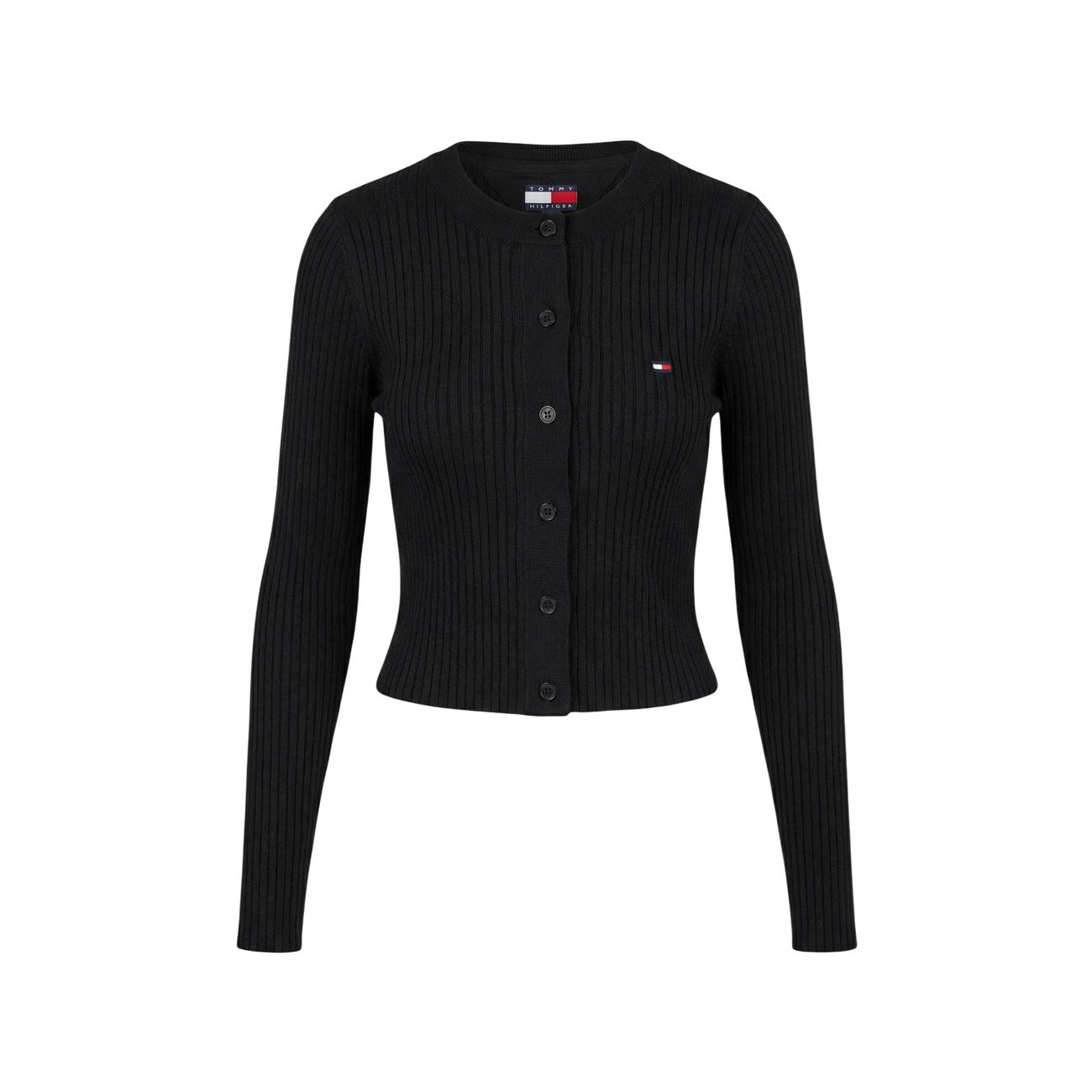509230 Tommy Hilfiger Jeans Cardigan Nero Donna Primavera/Estate