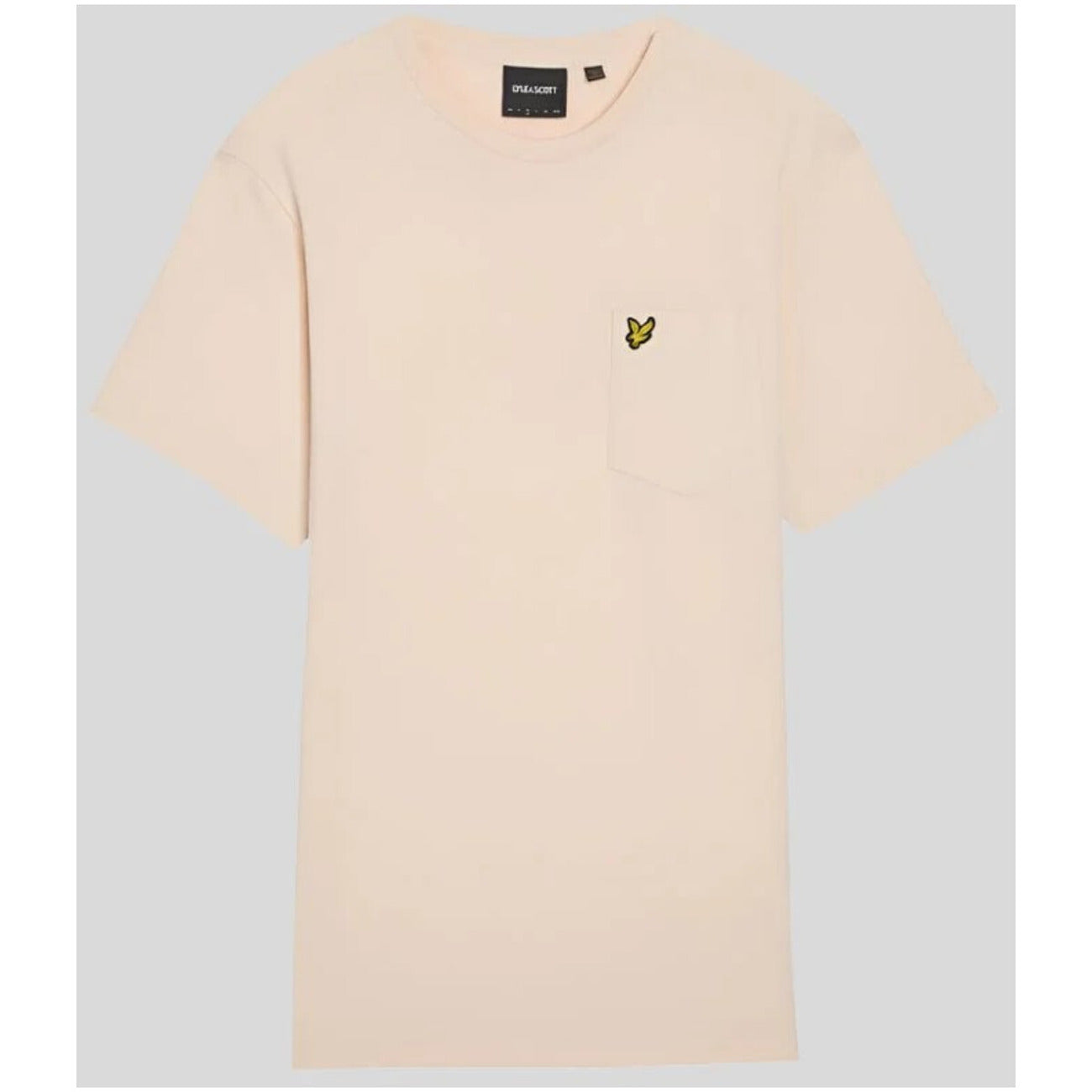 2419613 Lyle & Scott T-Shirt Beige Stampa Tasca Uomo