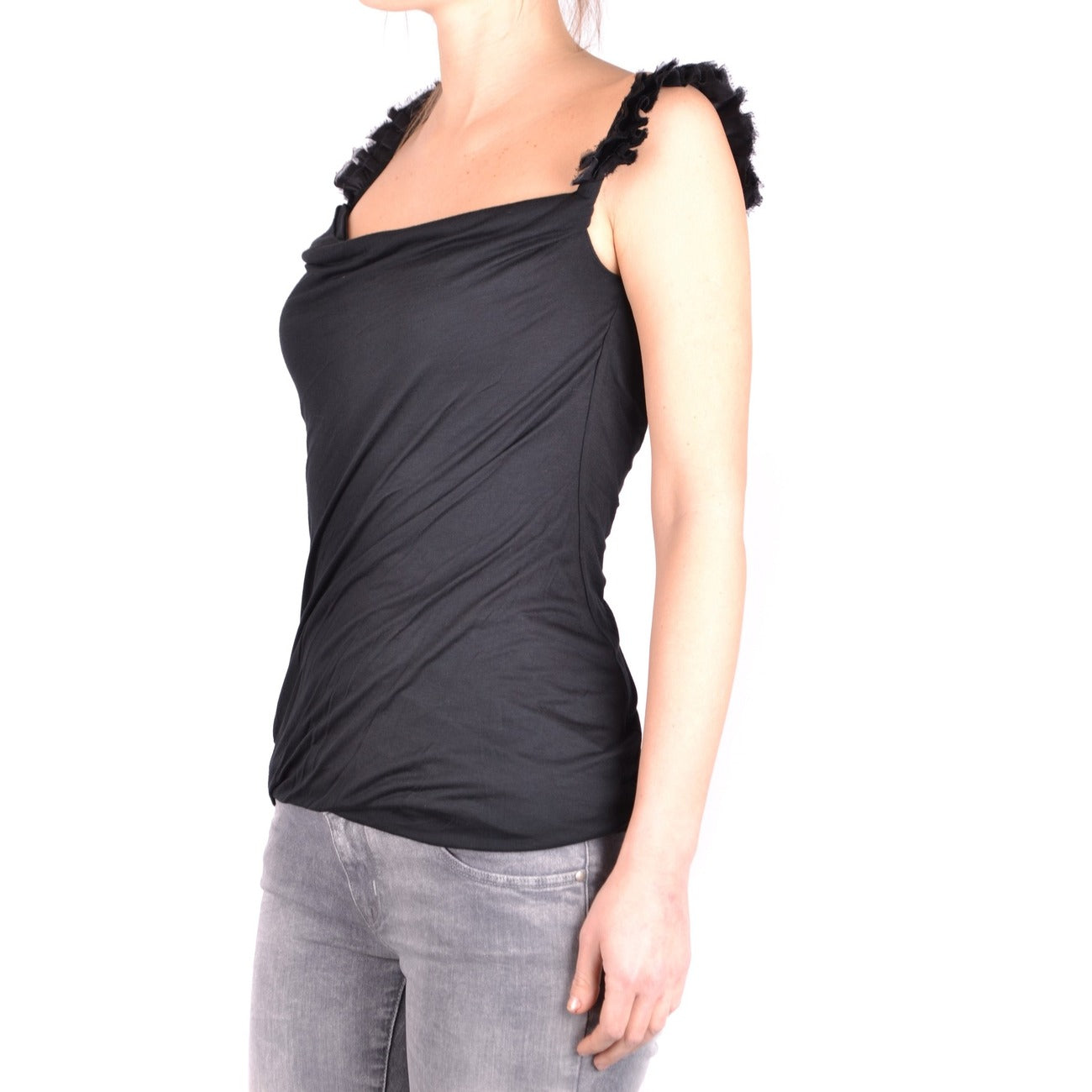 2424850 Dsquared Canotta Nera Donna