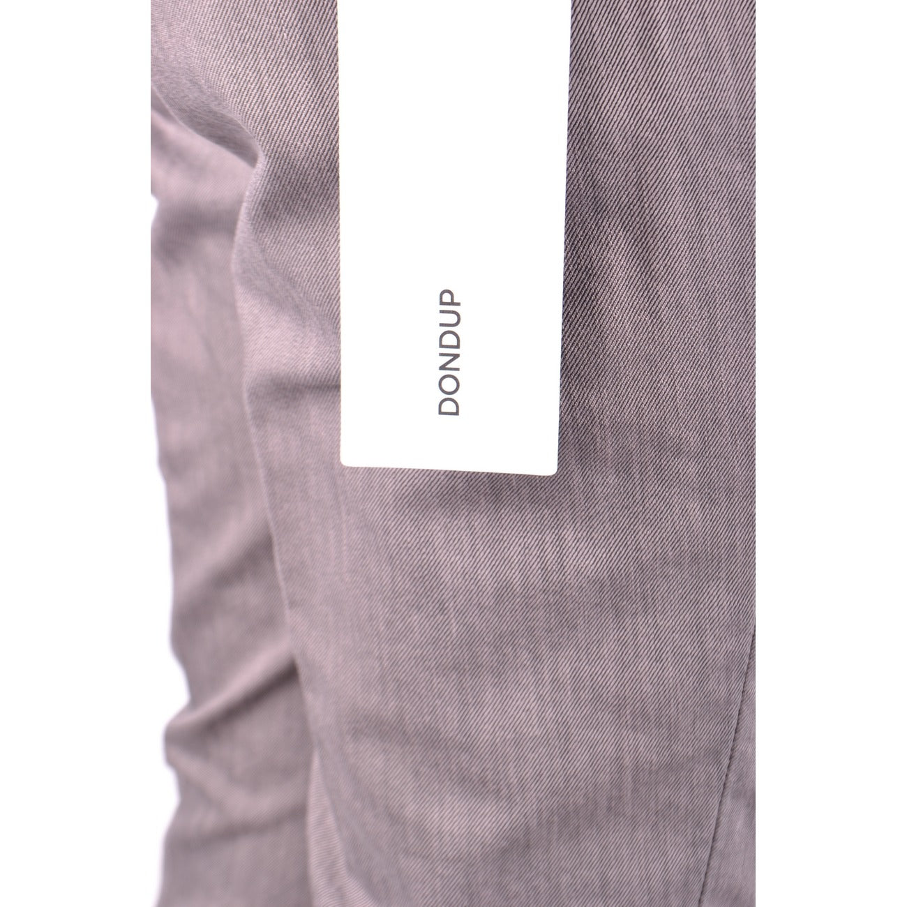 2429589 Dondup Pantaloni Grigio Poliestere Cotone Elastan Uomo