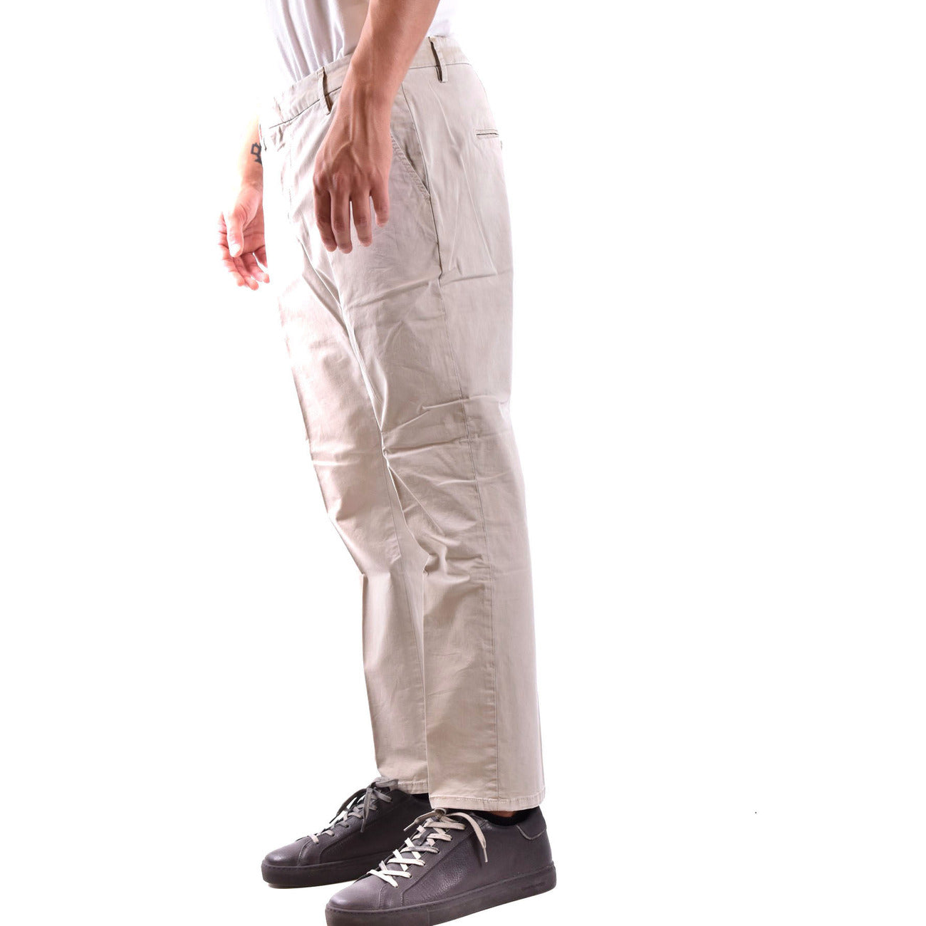 2429974 Dondup Pantaloni Beige 100% Cotone Uomo