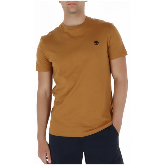 2461286 Timberland T-Shirt Cammello Uomo