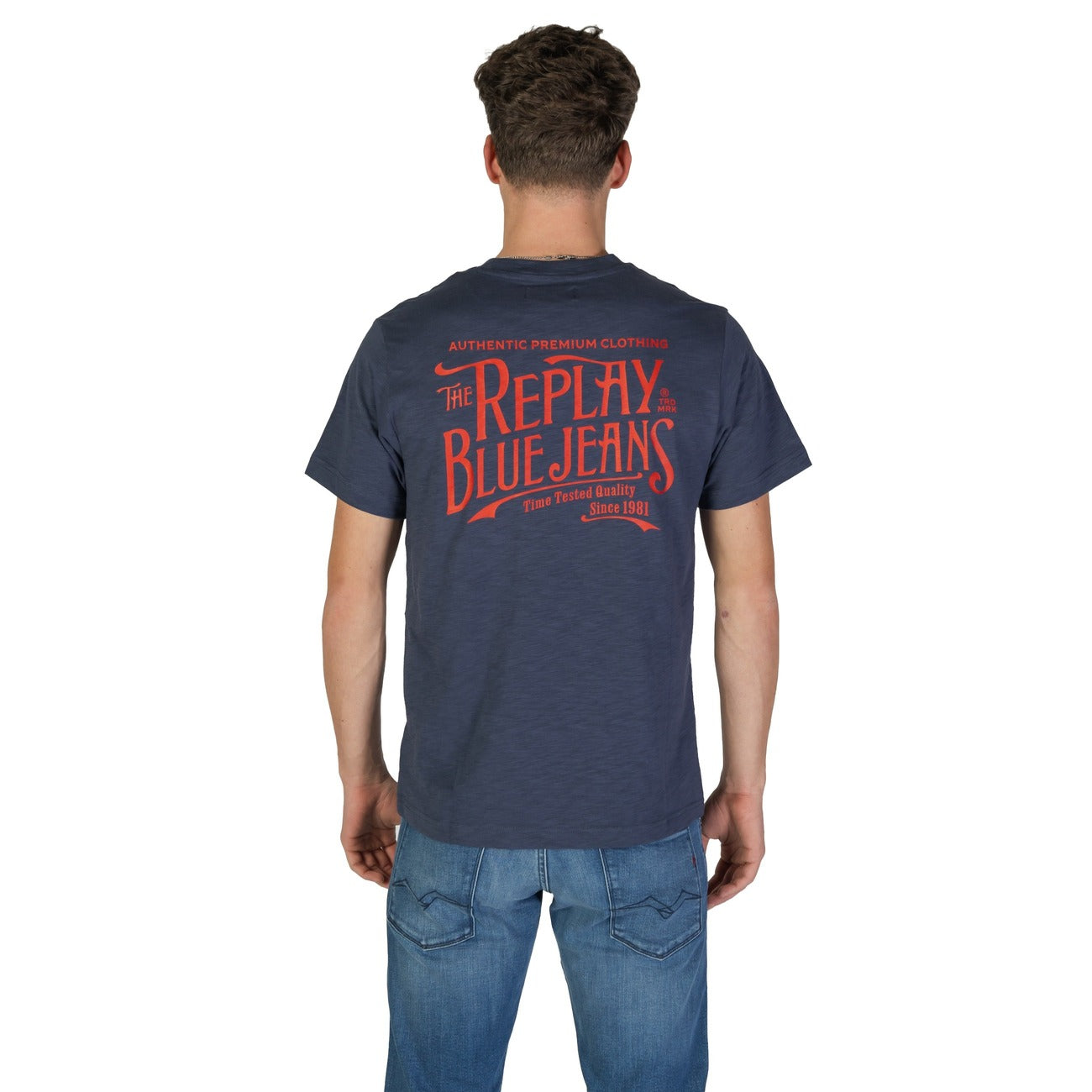 2371927 Replay T-Shirt Blu Uomo