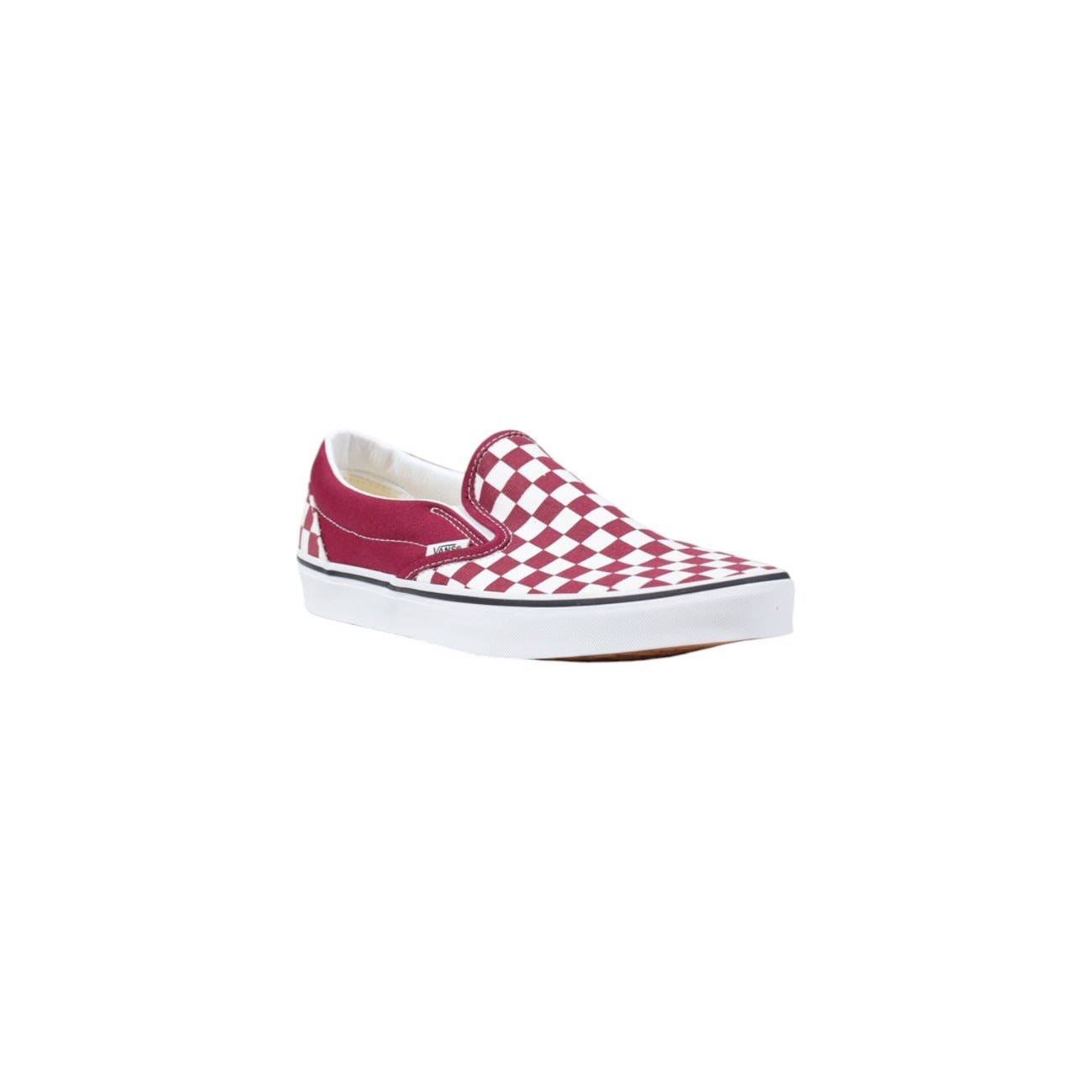 2422665 Vans Scarpe Basse Rosso Tessuto Quadri Uomo