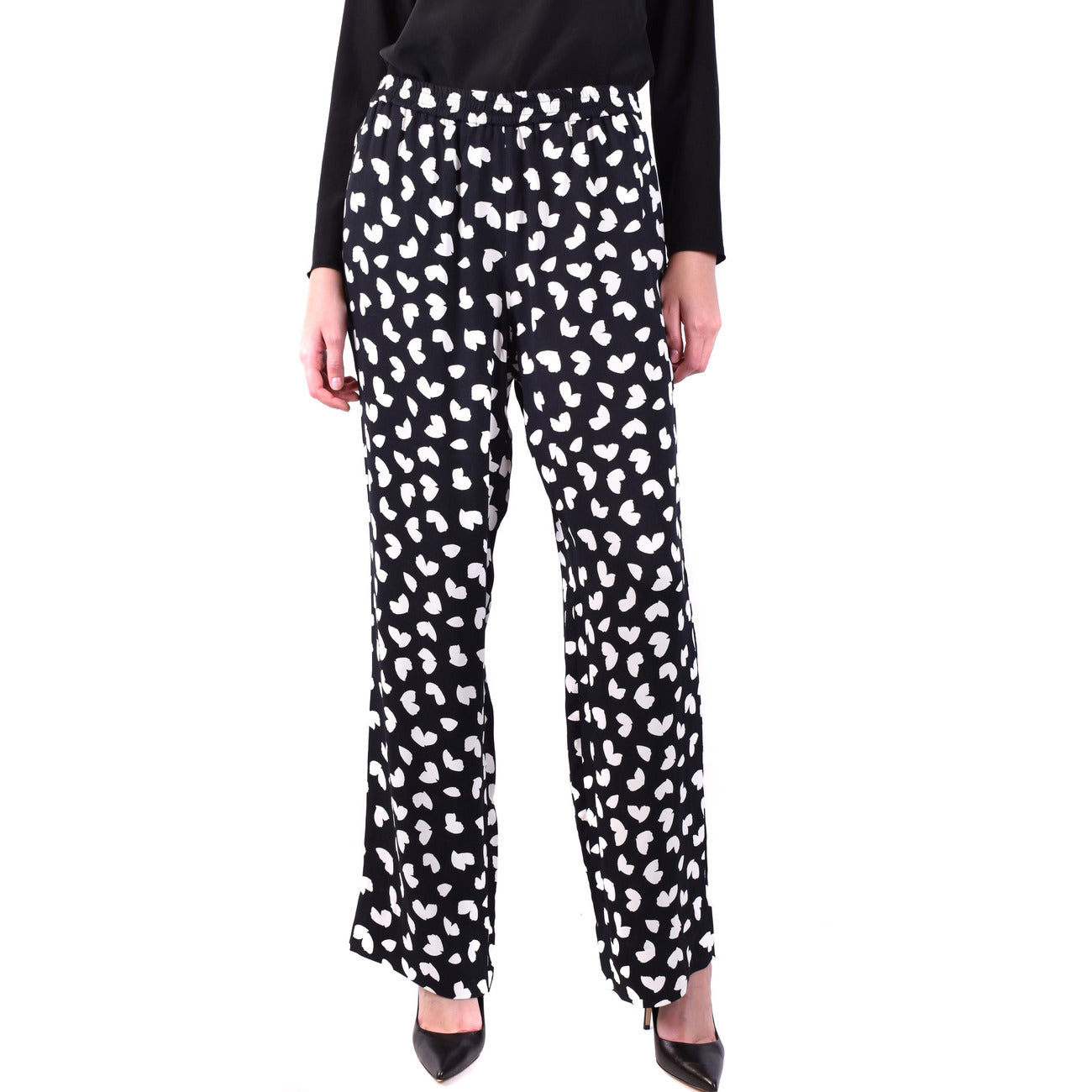 2433301 Michael Kors Pantaloni Neri Floreali Donna