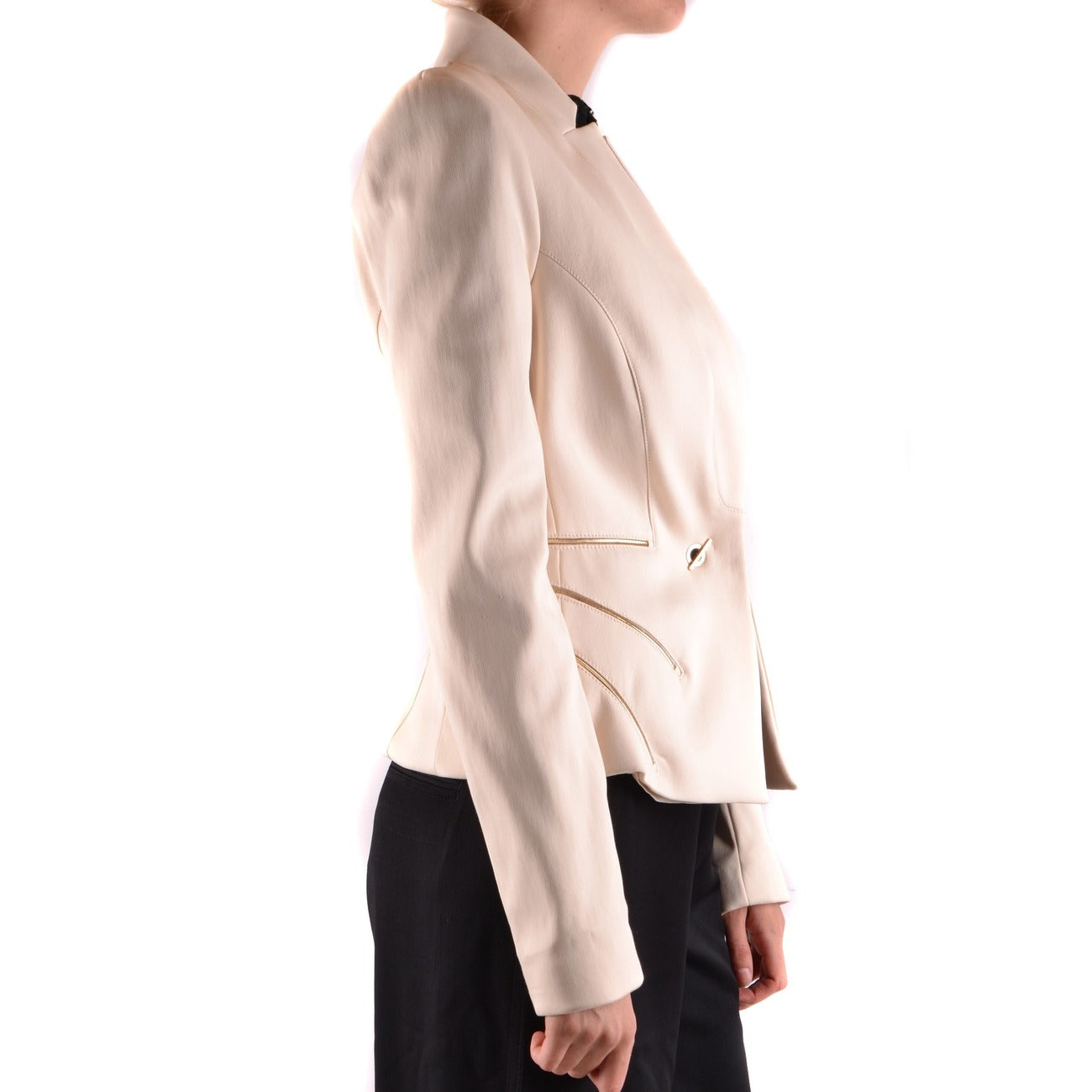 486614 Elisabetta Franchi Giacca Bianco Donna Primavera/Estate