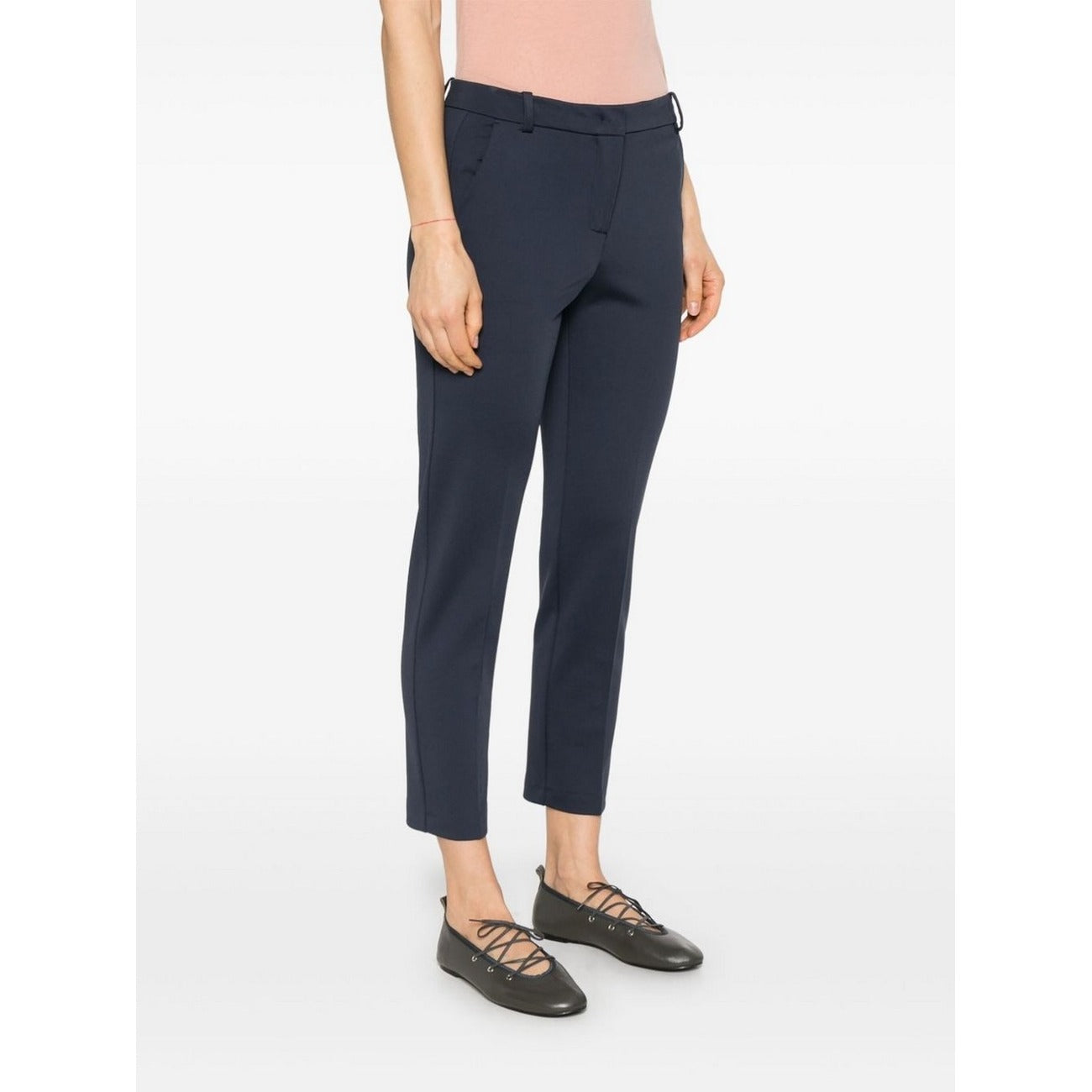 2444004 Pinko Pantaloni Blu Donna Viscosa 65% Nylon 30%