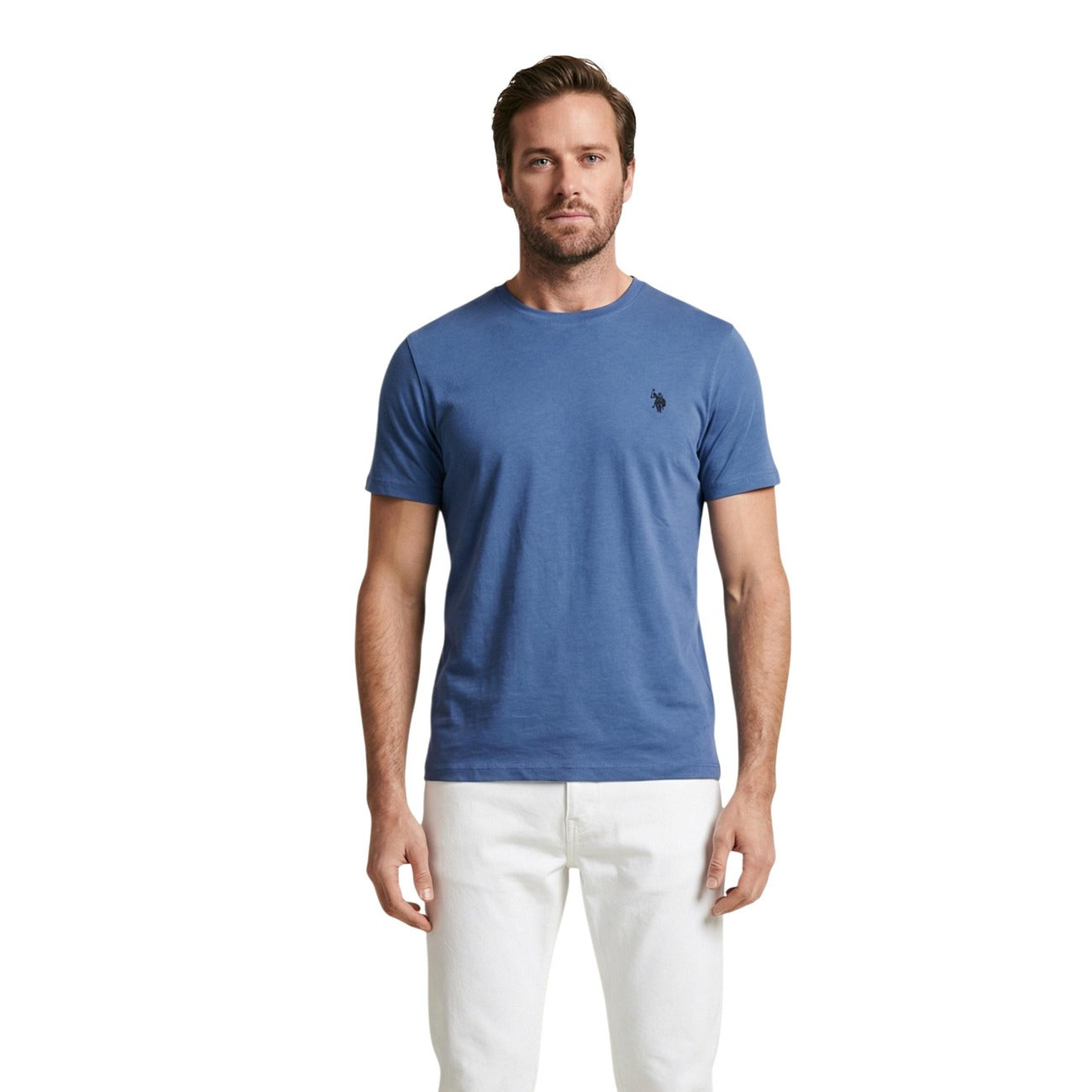2452636 U.S. Polo Assn. T-Shirt Azzurra Uomo