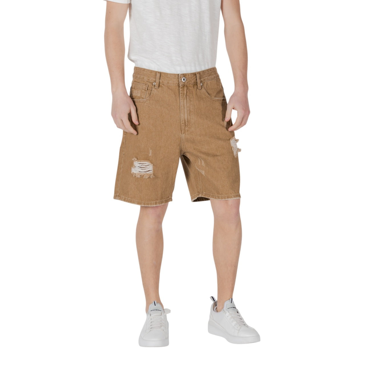 2417661 Gianni Lupo Bermuda Beige Uomo