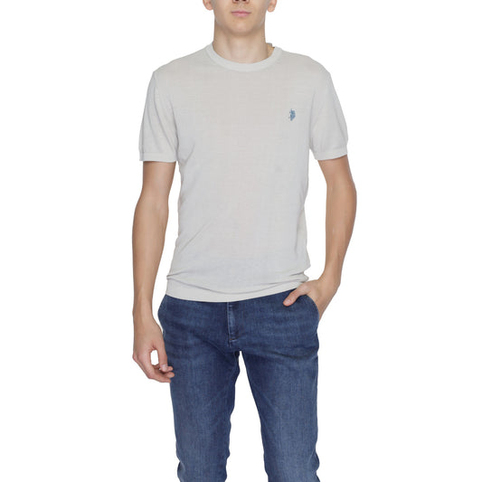 2230009 U.S. Polo Assn. T-Shirt Grigio Monocromo Uomo