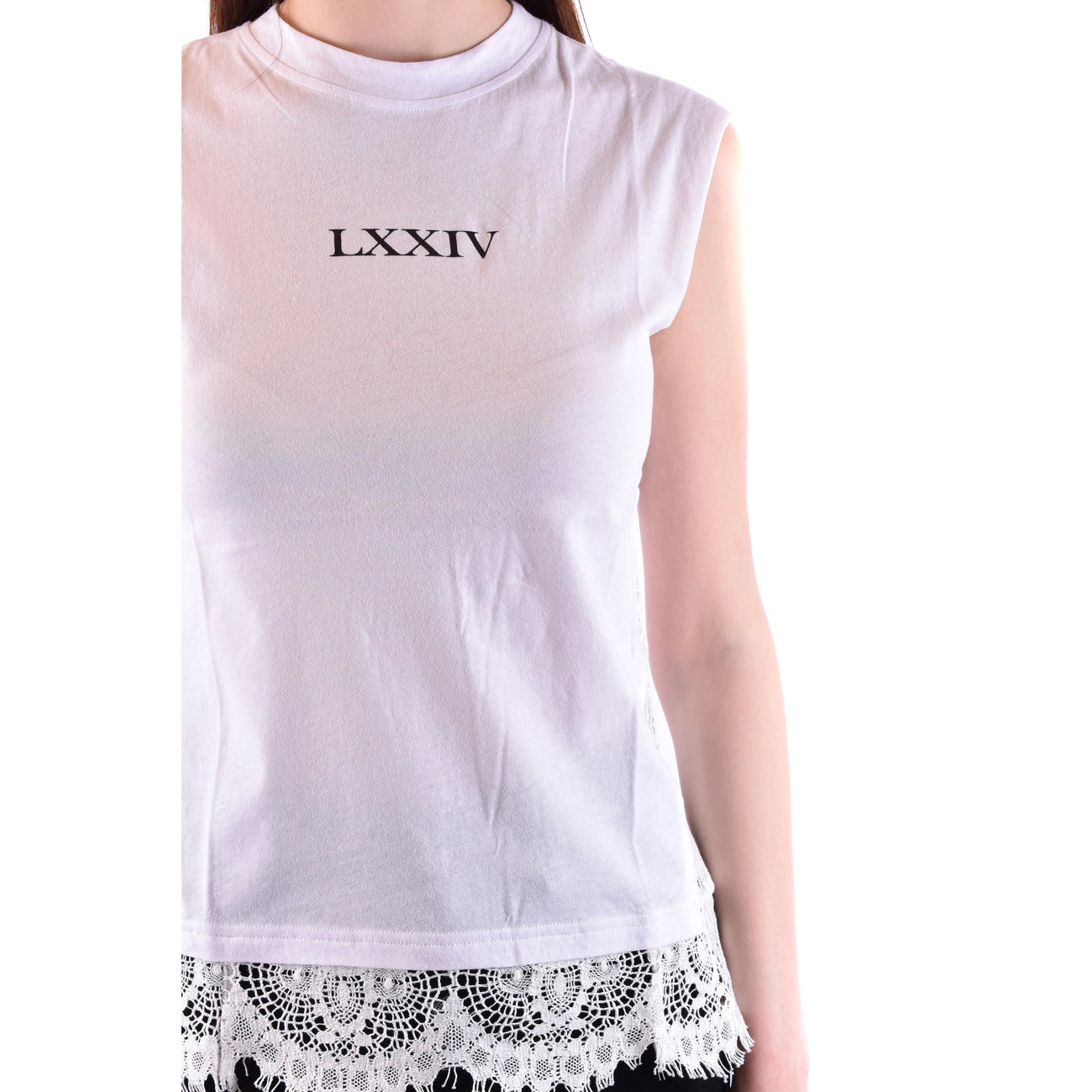 2430831 Alexander McQueen Canotta Bianca Donna