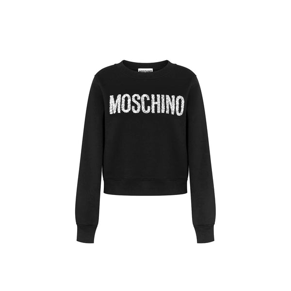 Felpa Sparkling Logo Organic Cotton Sweatshirt Moschino Unisex