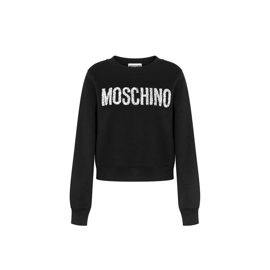 Felpa Sparkling Logo Organic Cotton Sweatshirt Moschino Unisex
