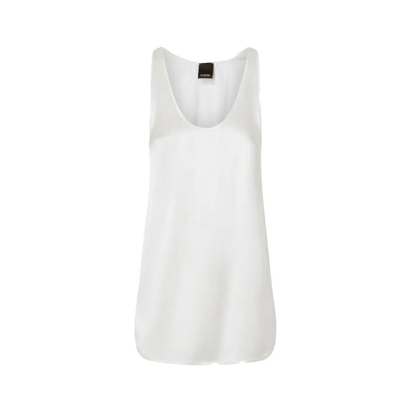 Top Satin Canotta Fluida